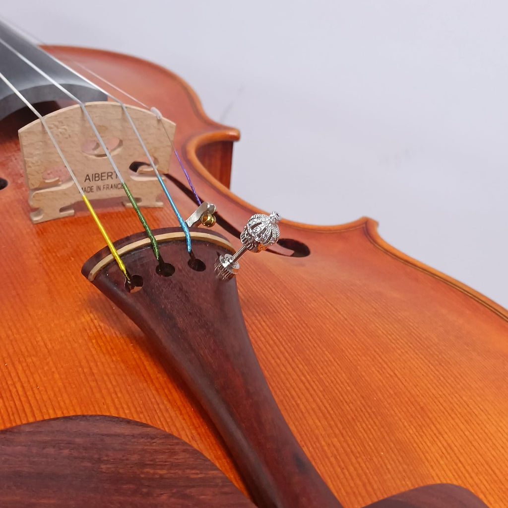 Handmade Creative Violin Fine Tuning Violin Tuners Violin Screw Violin String Adjusters for 3/4 4/4 Violins (20-Sapphire) Fiddle Fine Tuner