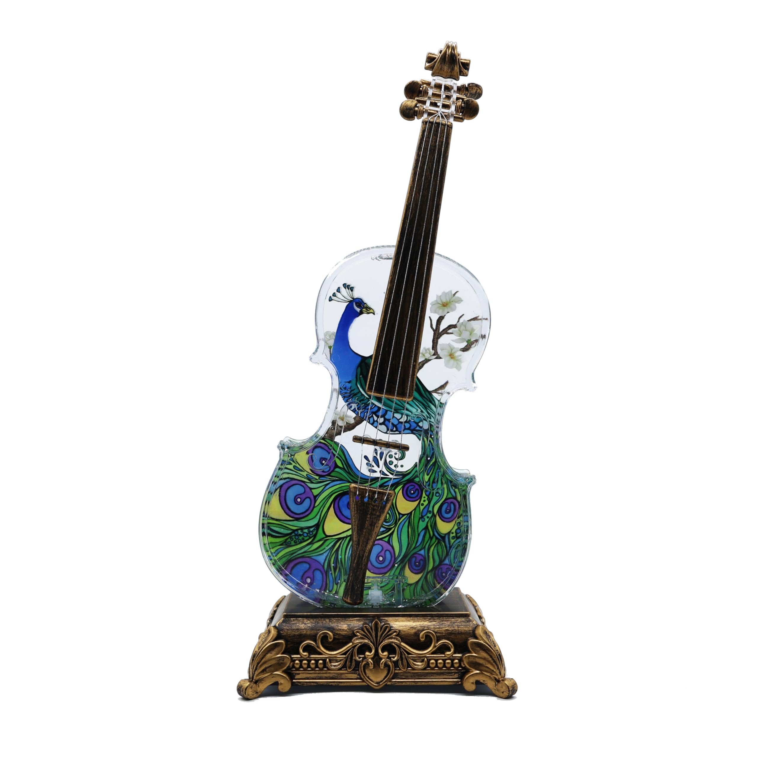 Violin Snow Globe Music Box Gifts for Kids Friends Little Girls Women Granddaughter Sister Violinists Birthday Valentine's Day Weddings Anniversaries Decor Christmas Decorations (Unicorn)