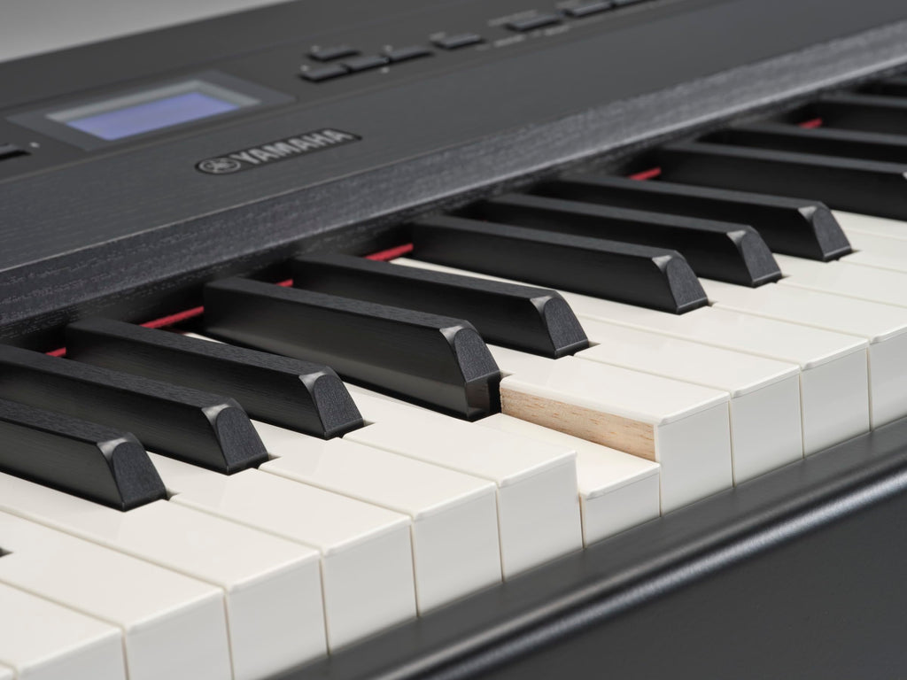 Yamaha P225 88-Key Digital Piano with Weighted Keys, Portable Design, Keyboard, Music Rest, Sustain Foot Switch, and Built-In Speakers, Black (P225B)