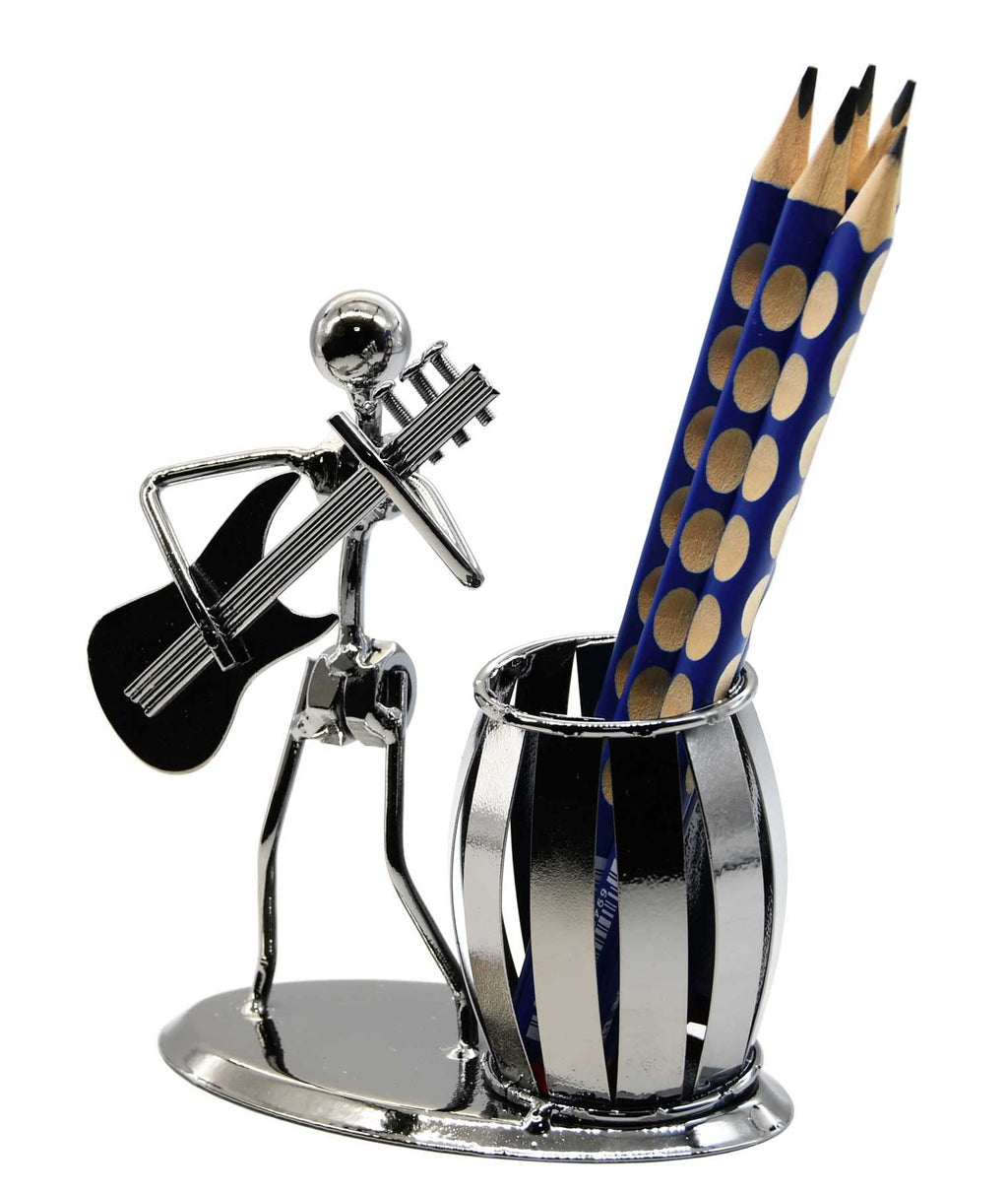 Metal Pencil Holder, Office Supply Pen Organizer Desktop Decoration Stand Container (Cello)