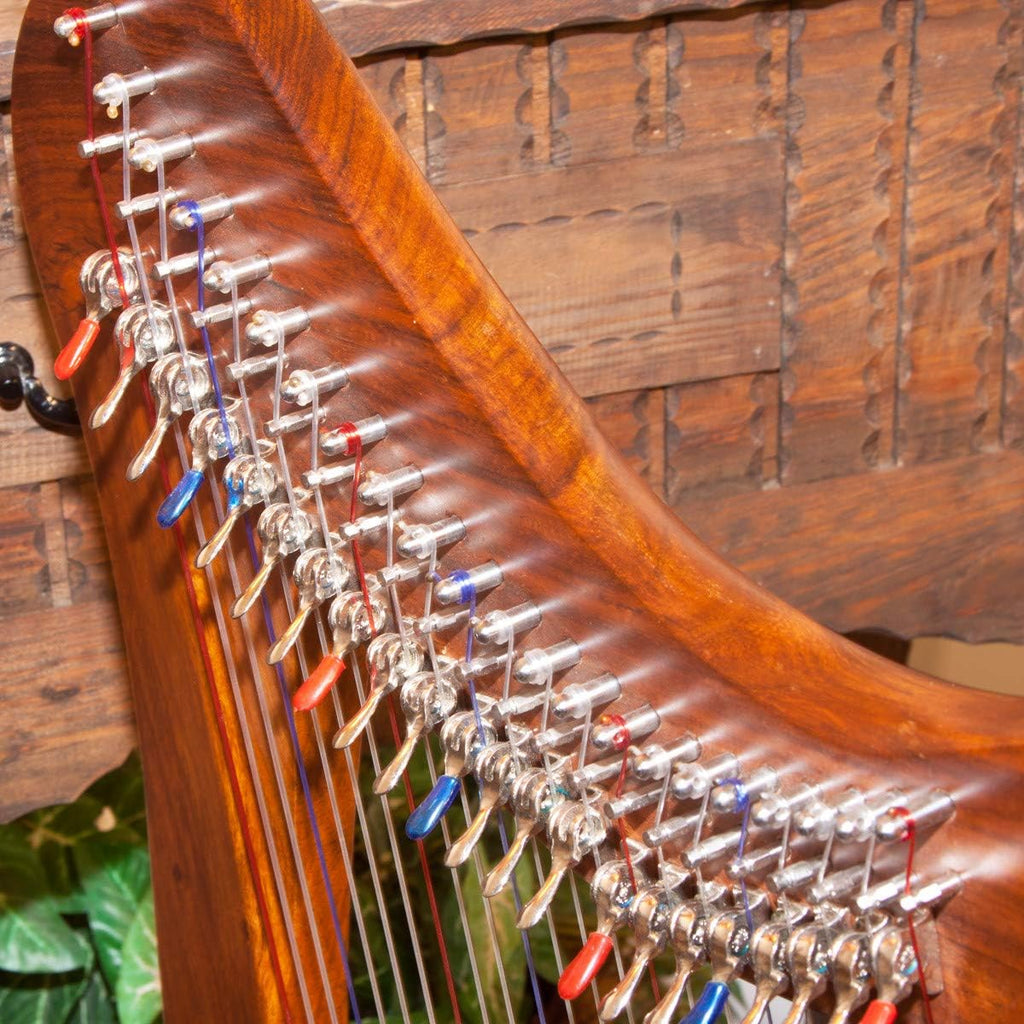 Roosebeck 22-String 5-Panel Heather Harp w/Chelby Levers & Play Book