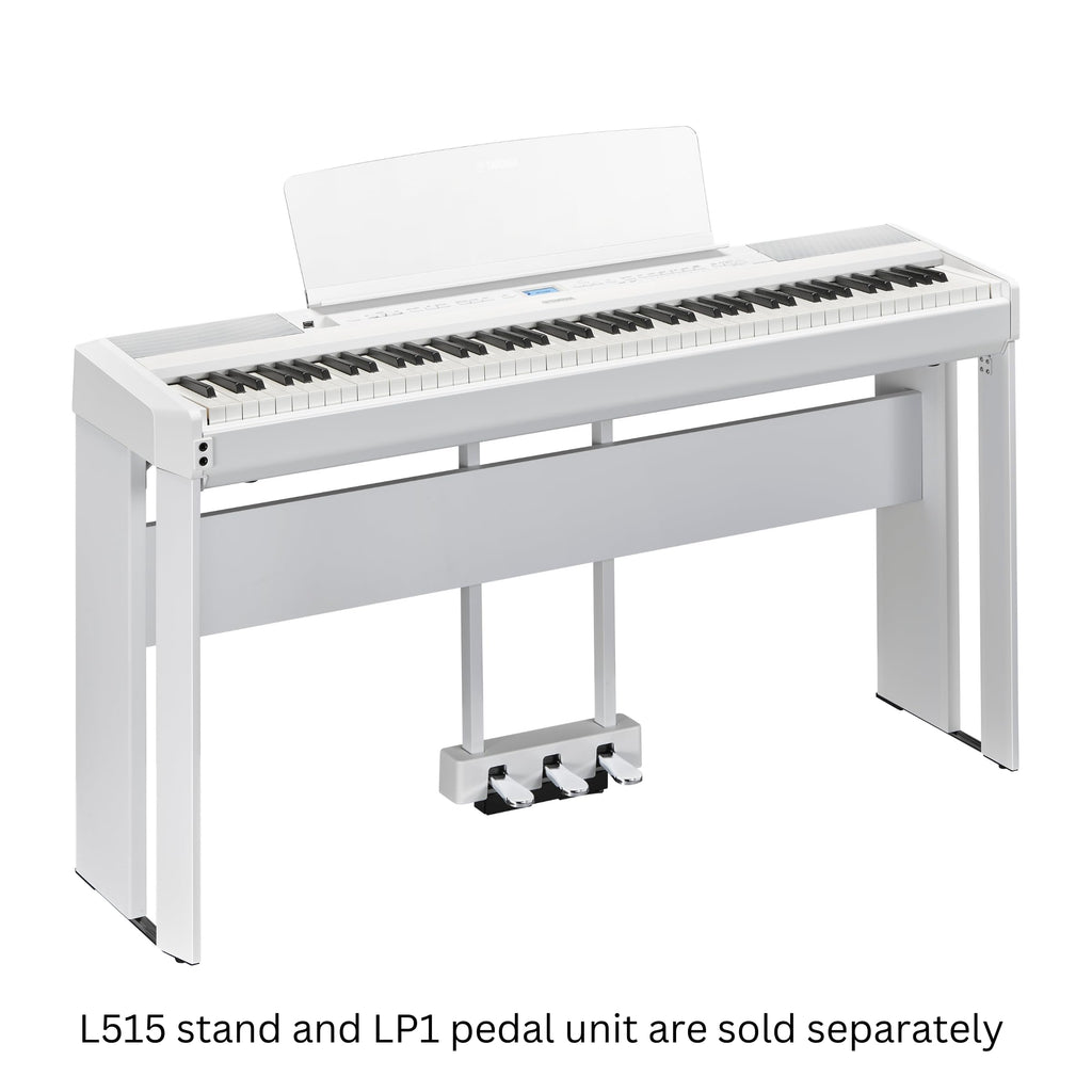Yamaha P225 88-Key Digital Piano with Weighted Keys, Portable Design, Keyboard, Music Rest, Sustain Foot Switch, and Built-In Speakers, Black (P225B)