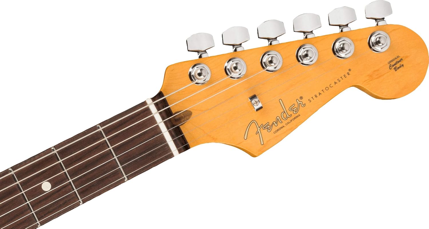 Fender American Professional II Stratocaster - Dark Night with Rosewood Fingerboard | Alder Body, Deep C Maple Neck, Rosewood Fingerboard, V-Mod Ii Single-Coil Pickups, 2-Point Tremolo
