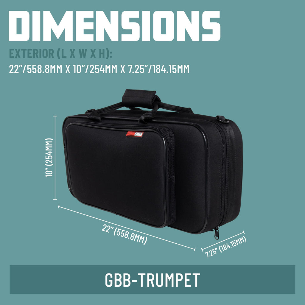 Gator Cases Largo Series Lightweight Beginner Case for Tenor Trombone; (GBB-TROMBONE)