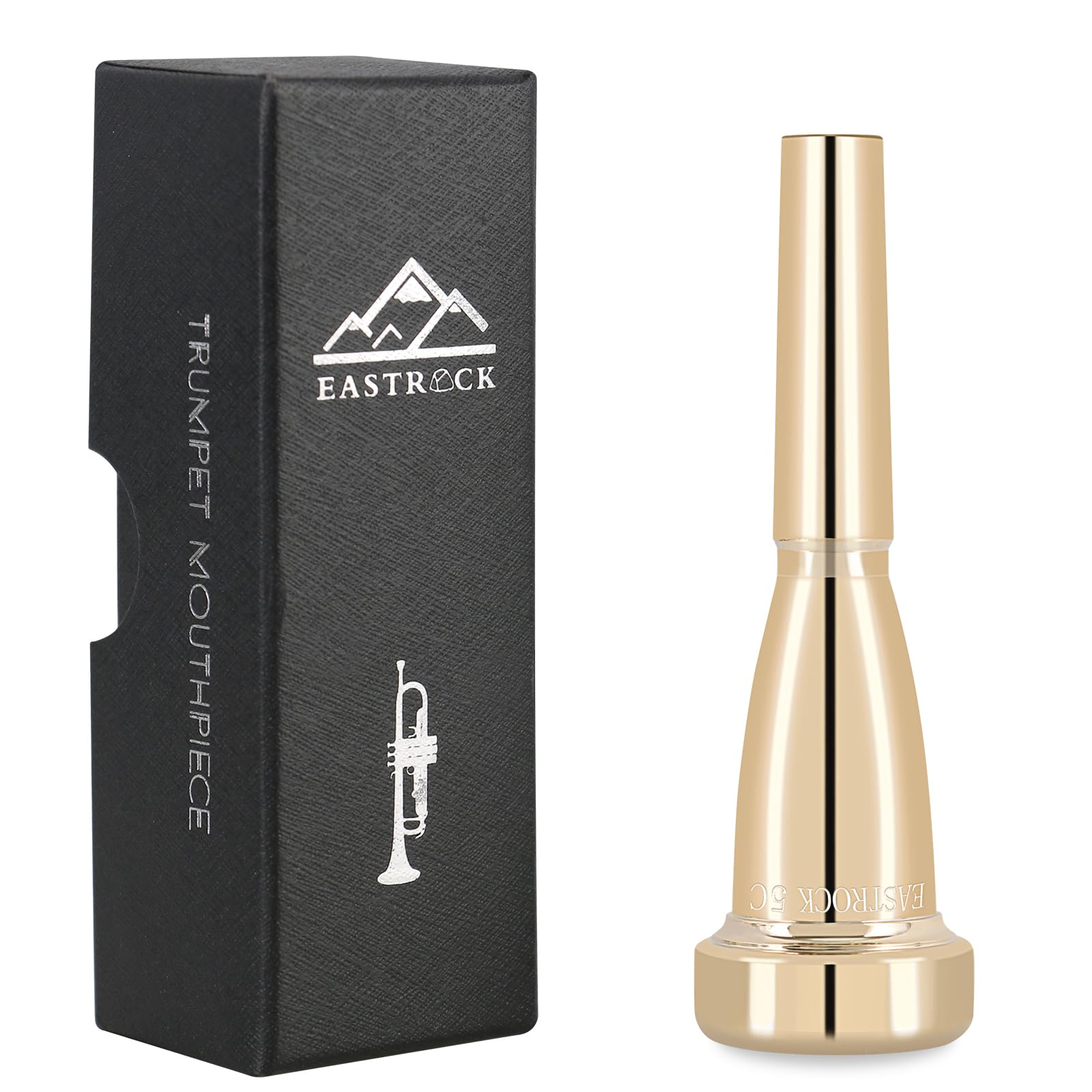 EASTROCK 7C Trumpet Mouthpiece Performance Type 7c Heavy Gold Vacuum Package Trumpet Instrument Accessories