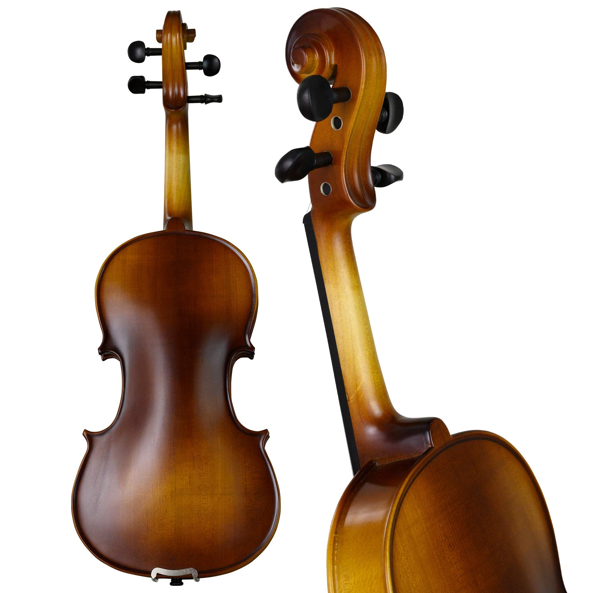 Bunnel Premier Violin Clearance Outfit 4/4 Full Size - Carrying Case and Accessories Included - Solid Maple Wood and Ebony Fittings By Kennedy Violins