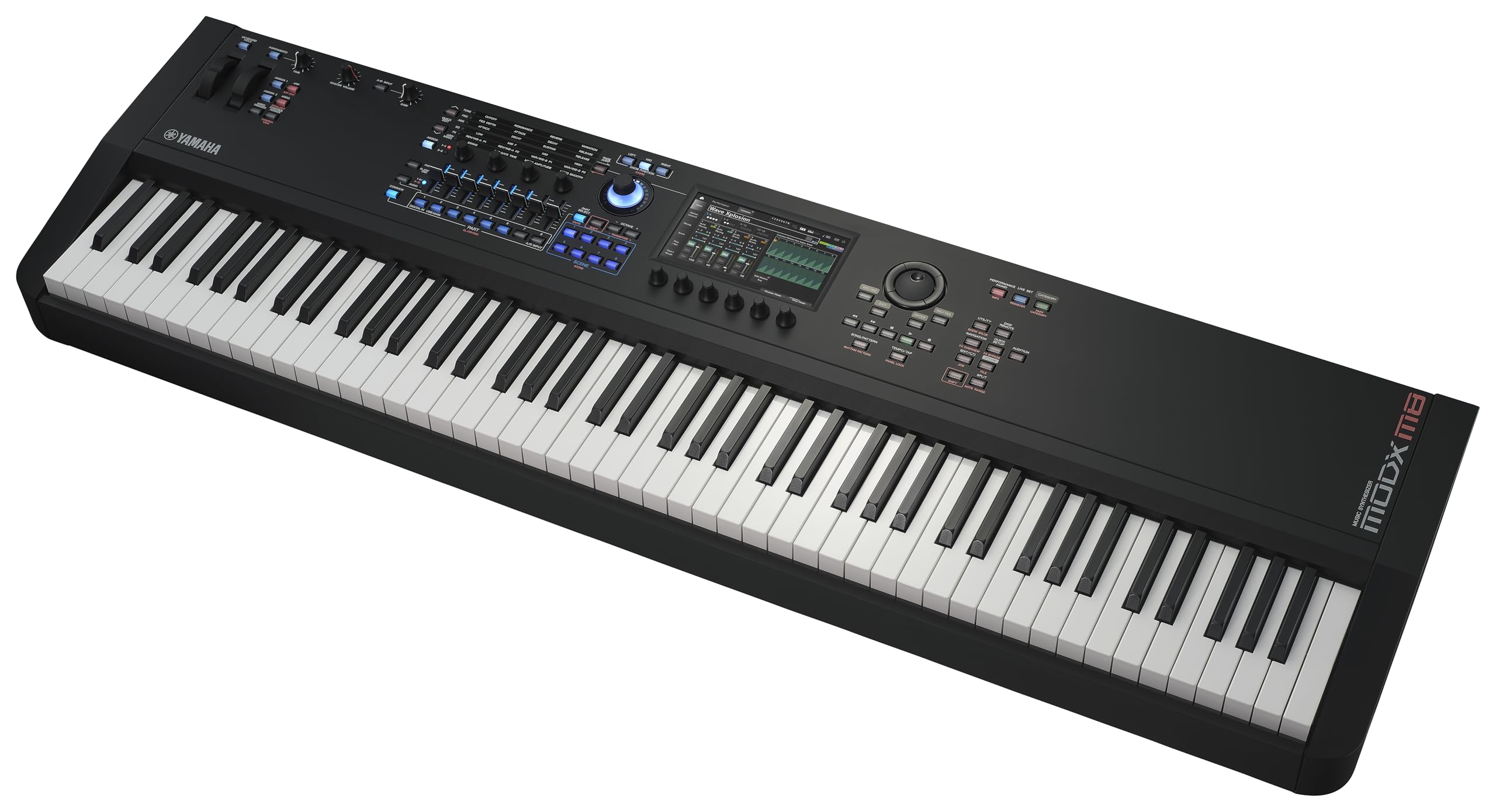 Yamaha 61-Key Music Synthesizer with Improved Keyboard Action, Performance Focused for Next Generation Sound Exploration, Expressive Control and Optimized Workflow MODX M6