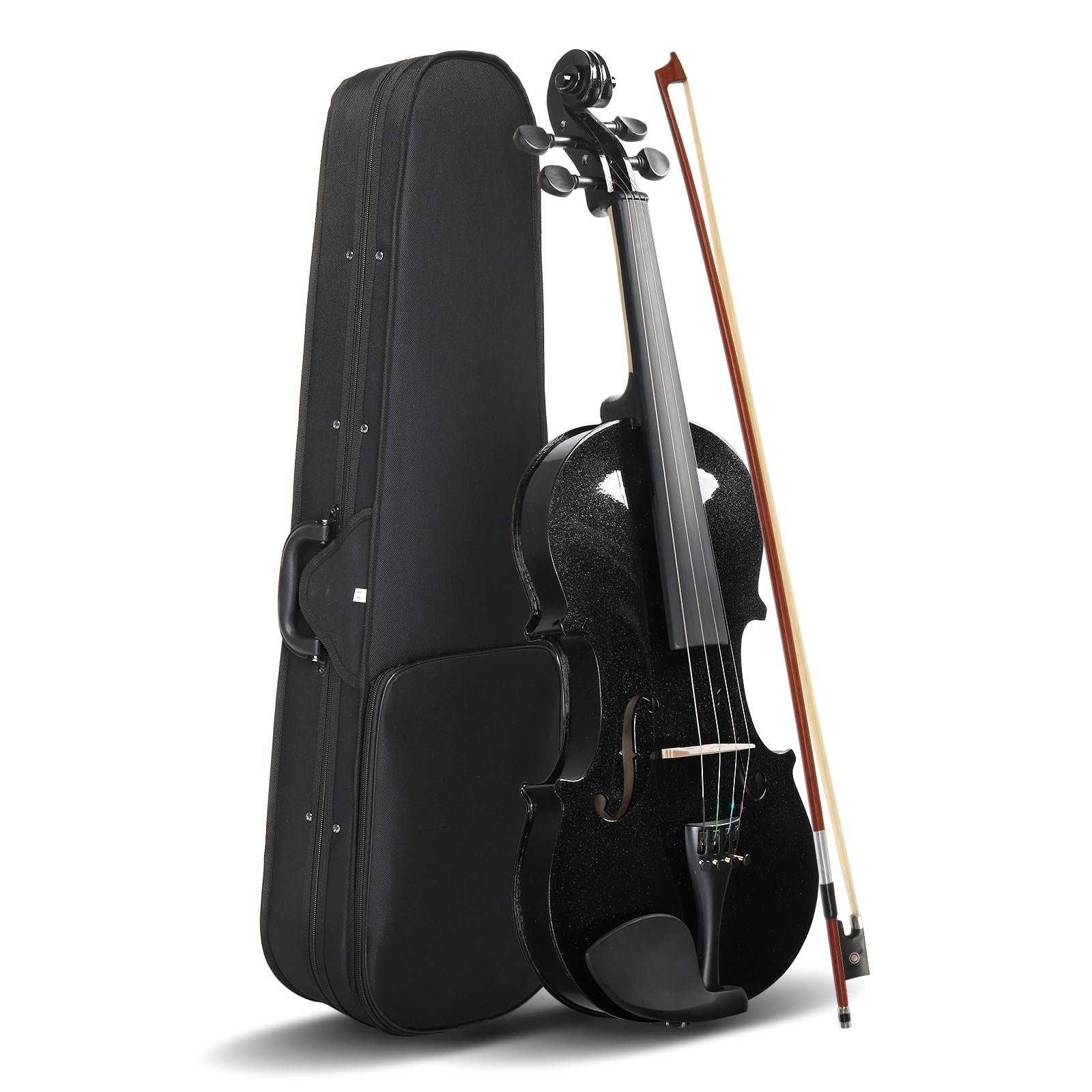 Ktaxon Violin for Beginners Students, Acoustic Violins 4/4, Full Size Fiddle Kit with Case, Bow, Rosin, Adult Teens Learners Age 11+ (Natural)