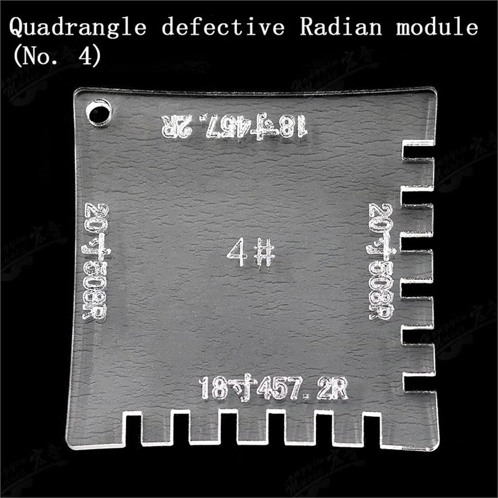 Guitar Fretboard Measuring Ruler Repair Tool Made Of Transparent Acrylic Material Guitar Luthier Tools Set