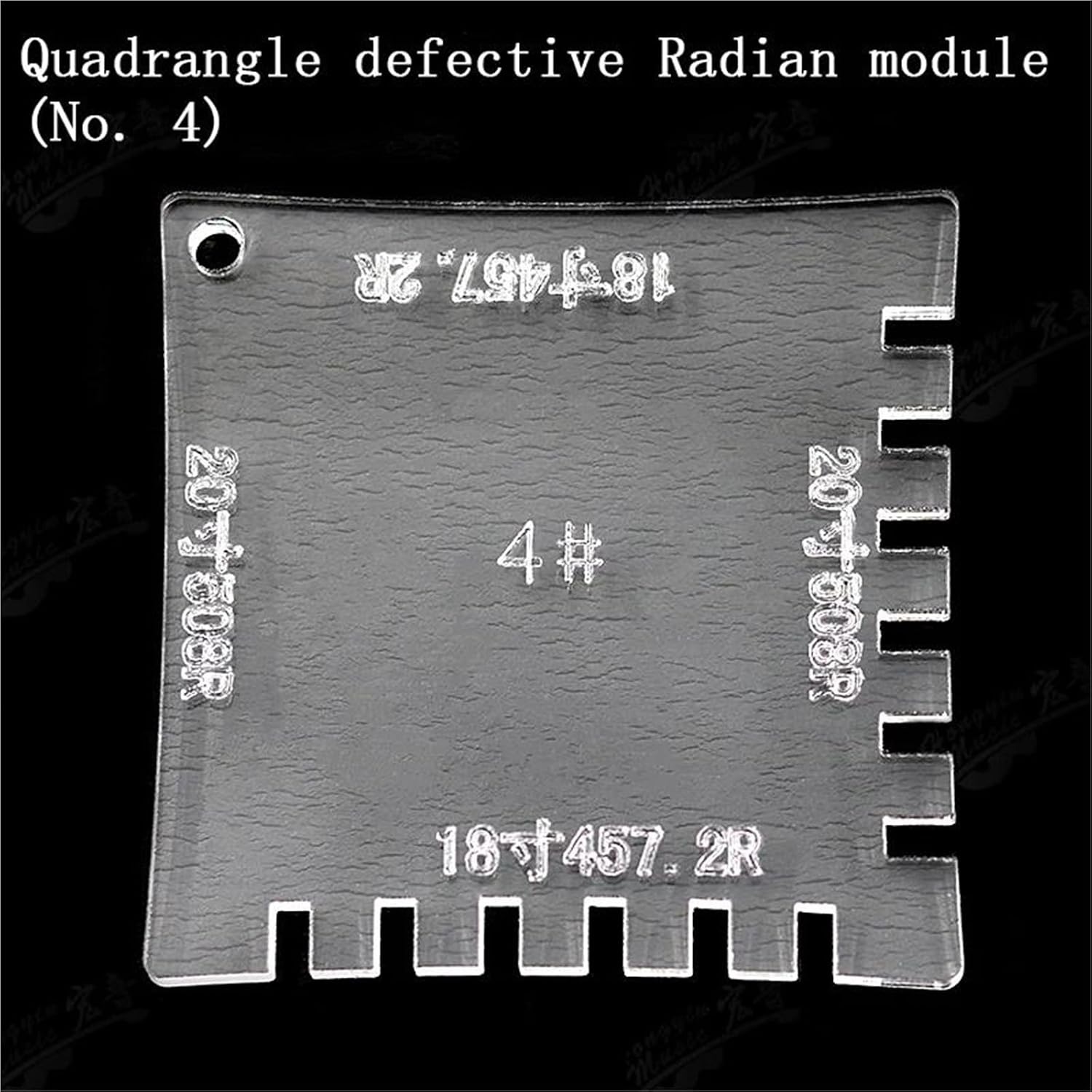 Guitar Fretboard Measuring Ruler Repair Tool Made Of Transparent Acrylic Material Guitar Luthier Tools Set