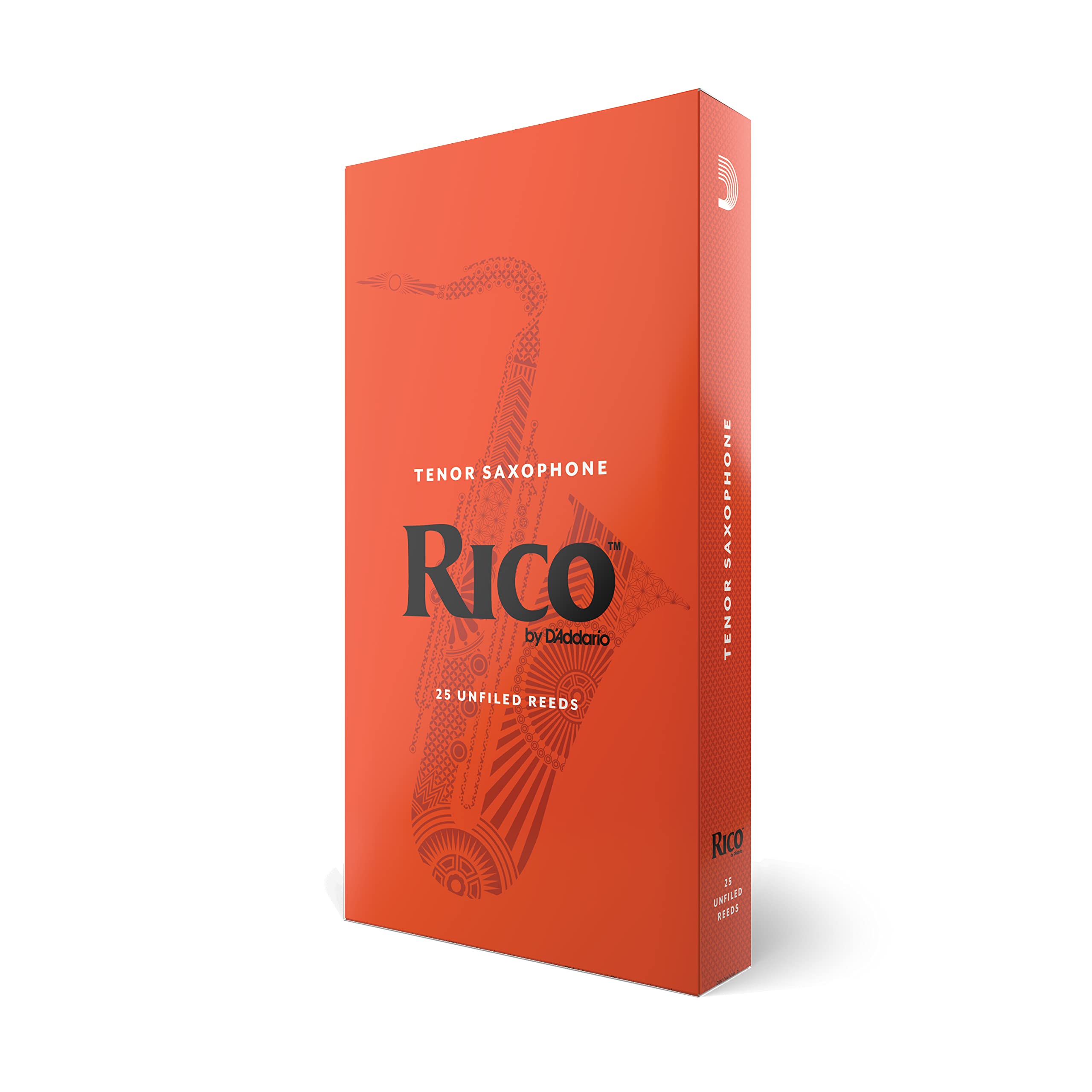 Rico Organic Tenor Saxophone Reeds, Strength 3.0, Pack of 10