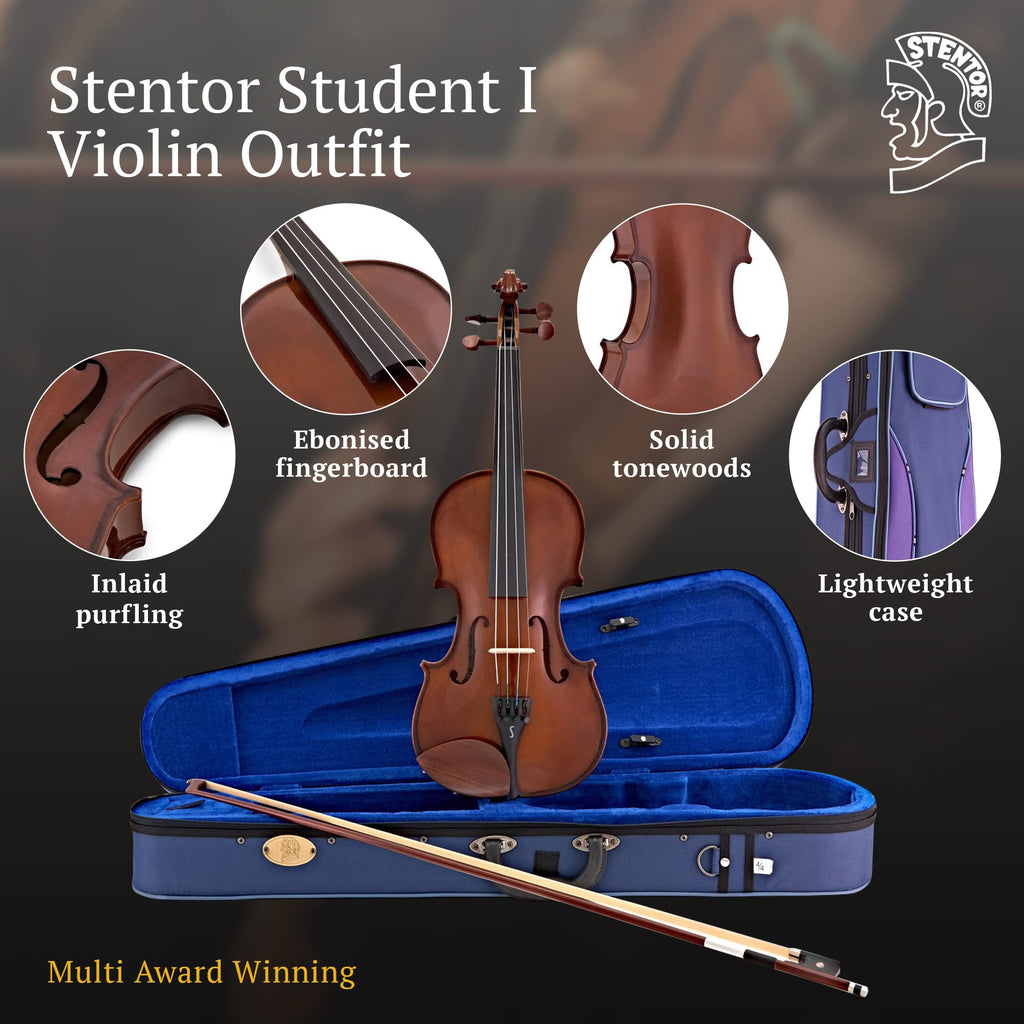 Stentor 1400G2-1/8 Student I Violin Outfit - 1/8
