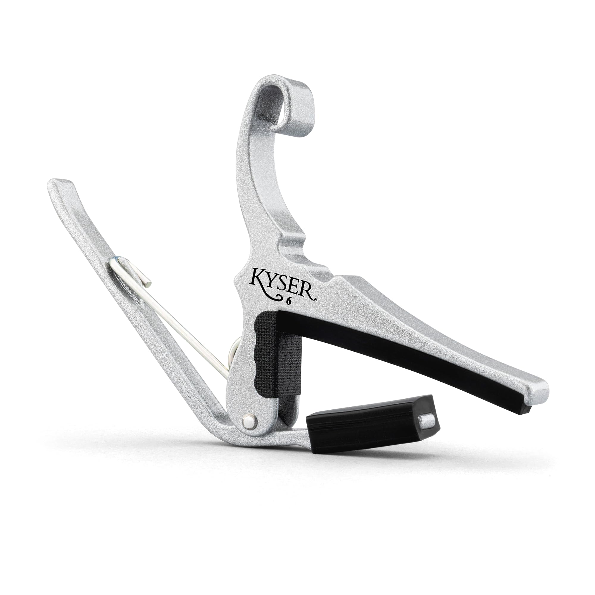 Kyser Quick-Change Guitar Capo for 6-string acoustic guitars, Black, KG6BA