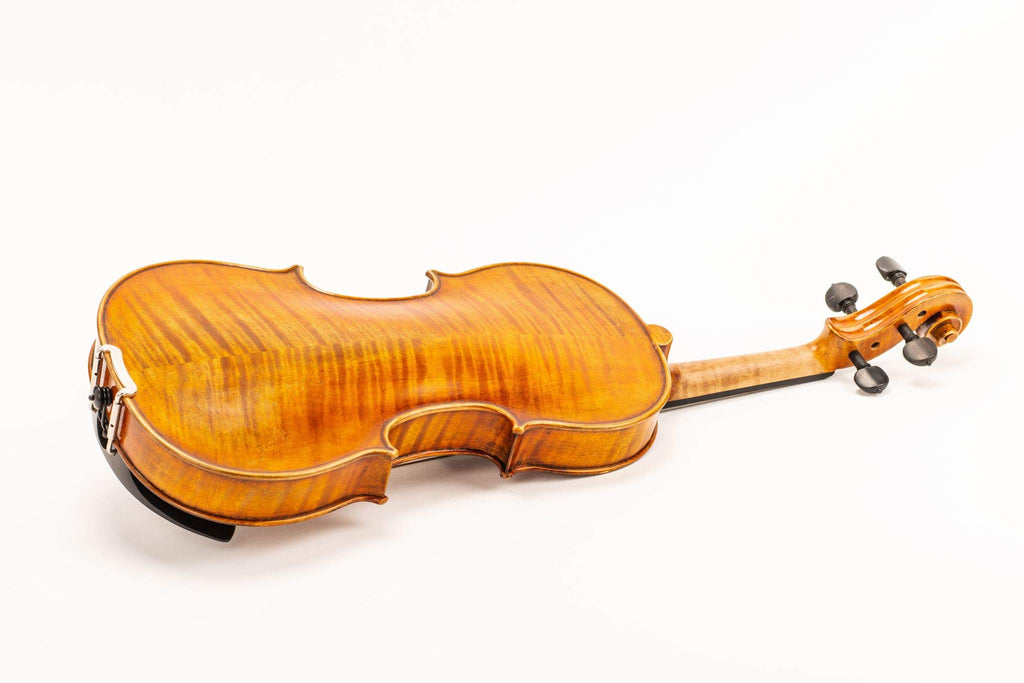 Maestro Old spruce Stradi Model 509 D Z Strad Violin with Powerful tone Antique Varnish and Dominant strings (7/8 - Size)