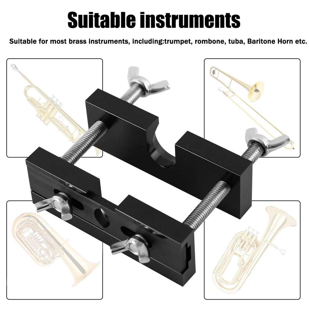 EASTROCK Trumpet Mouthpiece Puller Tool Mouthpiece Remover for Brass-Wind Instrument Black