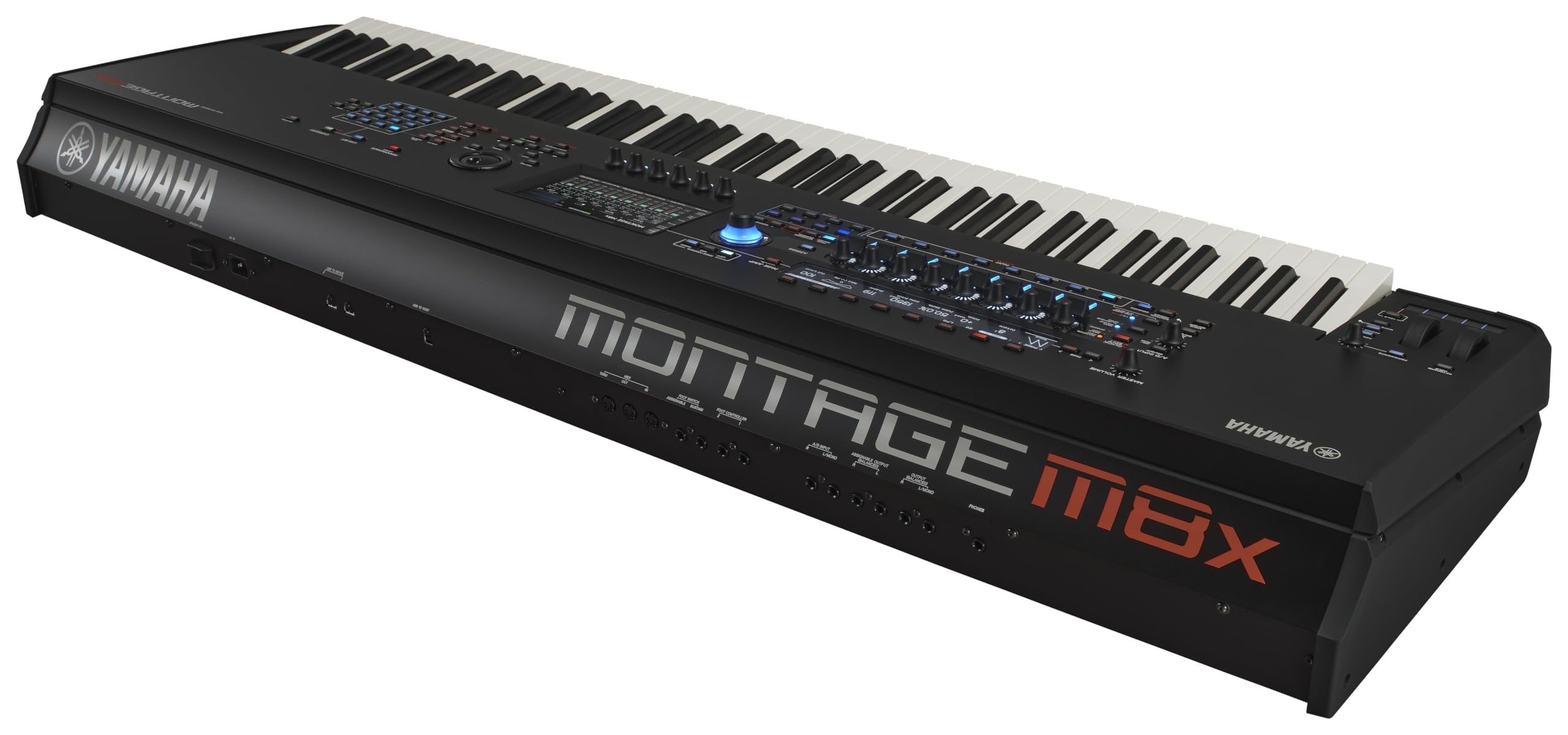 Yamaha Montage M8X 88-Key Flagship Music Synthesizer with GEX action featuring Polyphonic Aftertouch for New Sound Exploration and Expressive Control