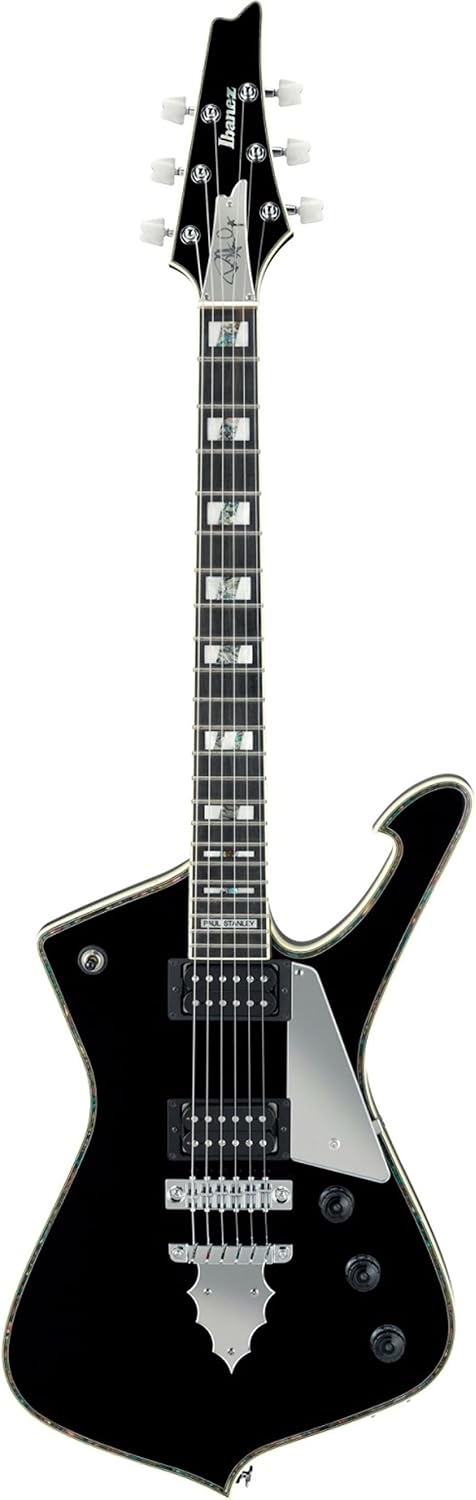 Ibanez Paul Stanley Signature 6 String Electric Guitar w/Case - Black