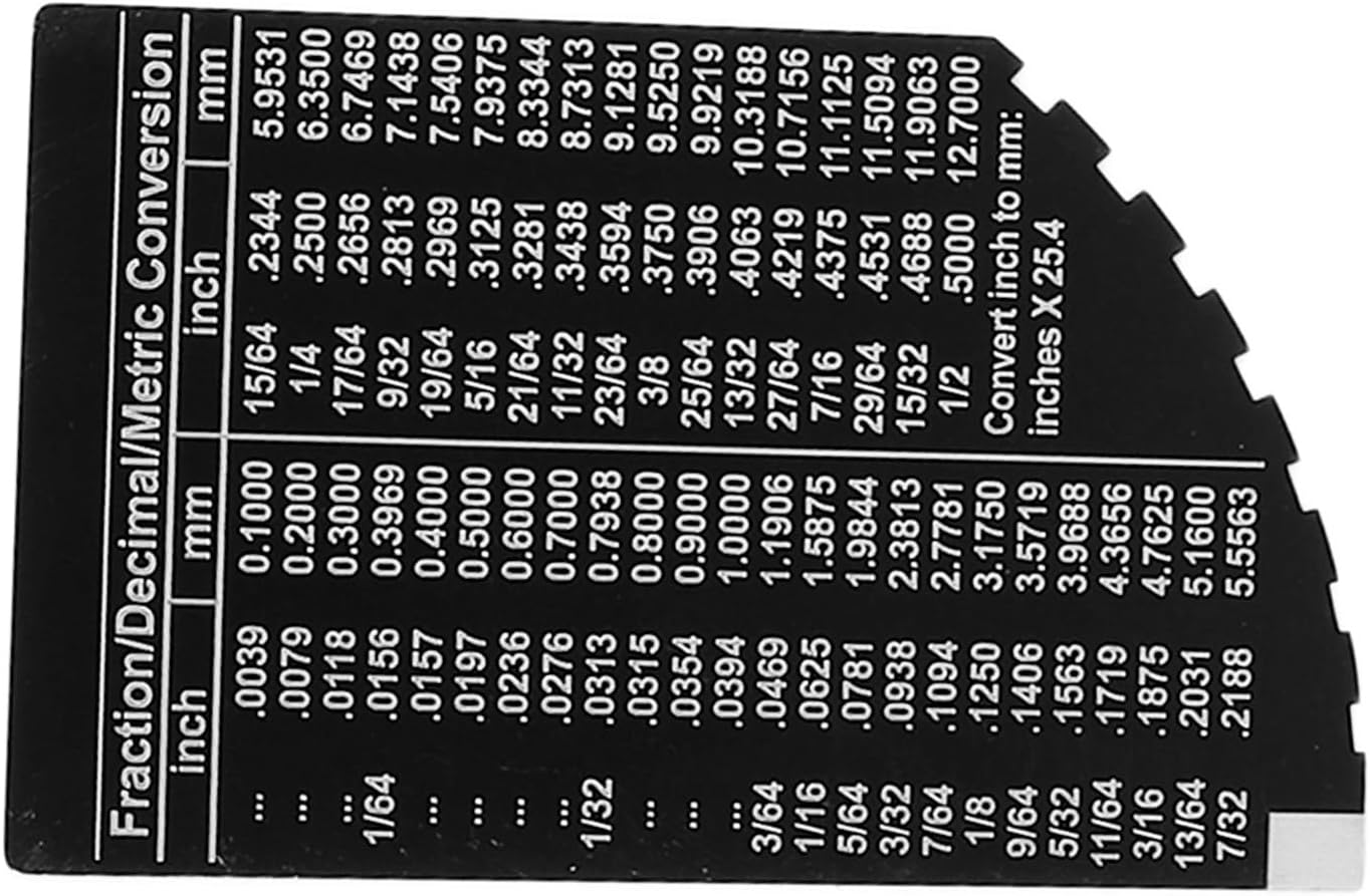 Stainless Steel String Action Gauge Ruler, Guitar Fret Ruler for Electric Acoustic Bass Guitars, Precision String Height Measurement Tool with Clear Scale for Luthiers and Guitar T