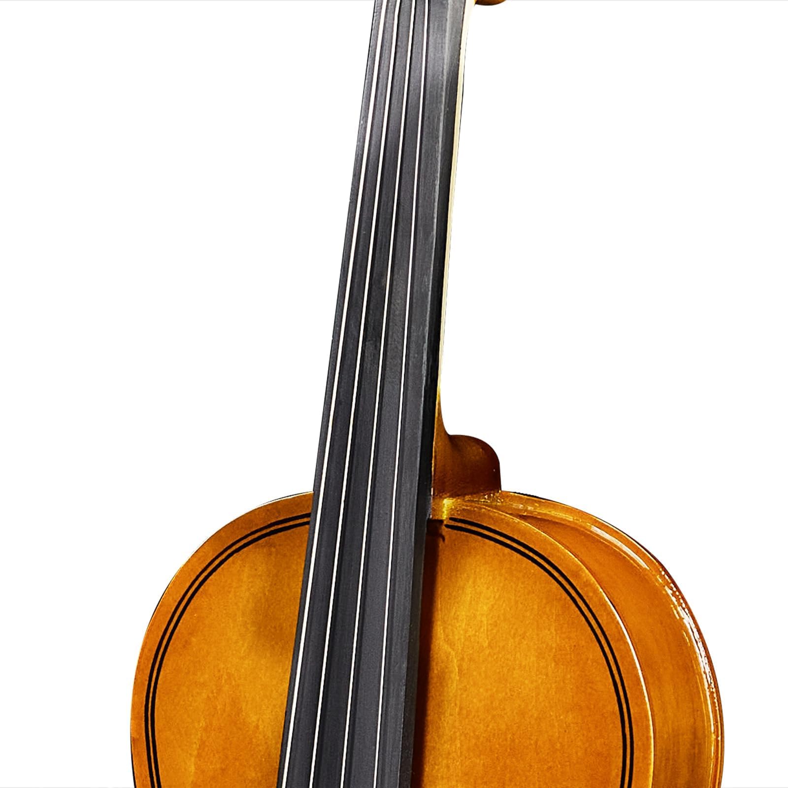 4/4 Full Size Beginner Violin, Acoustic Fiddle Set for Adults, Teens, and Students (Age 12+), with Case, Bow, Bridge, and Rosin (Pink)