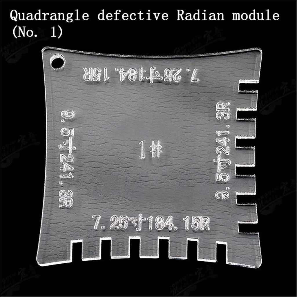 Guitar Fretboard Measuring Ruler Repair Tool Made Of Transparent Acrylic Material Guitar Luthier Tools Set