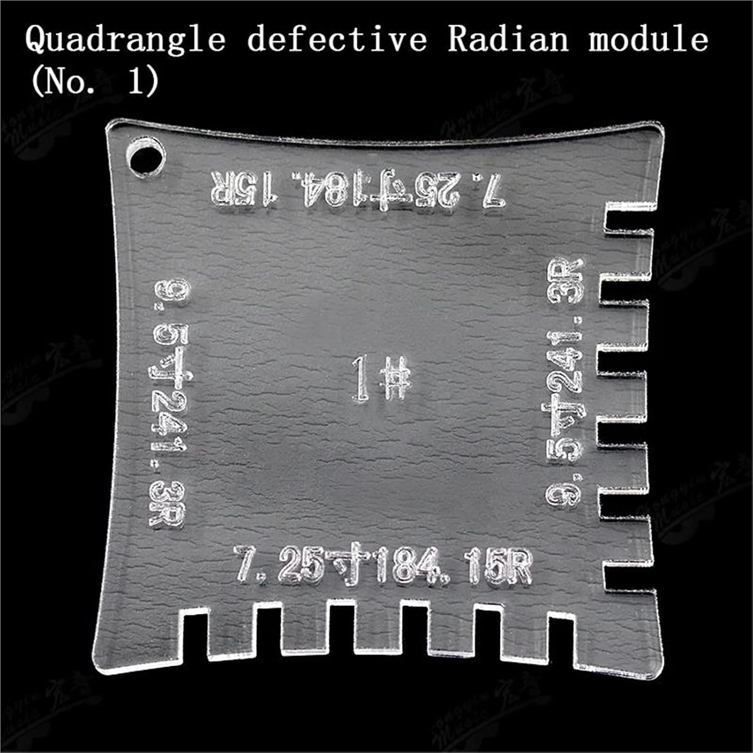 Guitar Fretboard Measuring Ruler Repair Tool Made Of Transparent Acrylic Material Guitar Luthier Tools Set