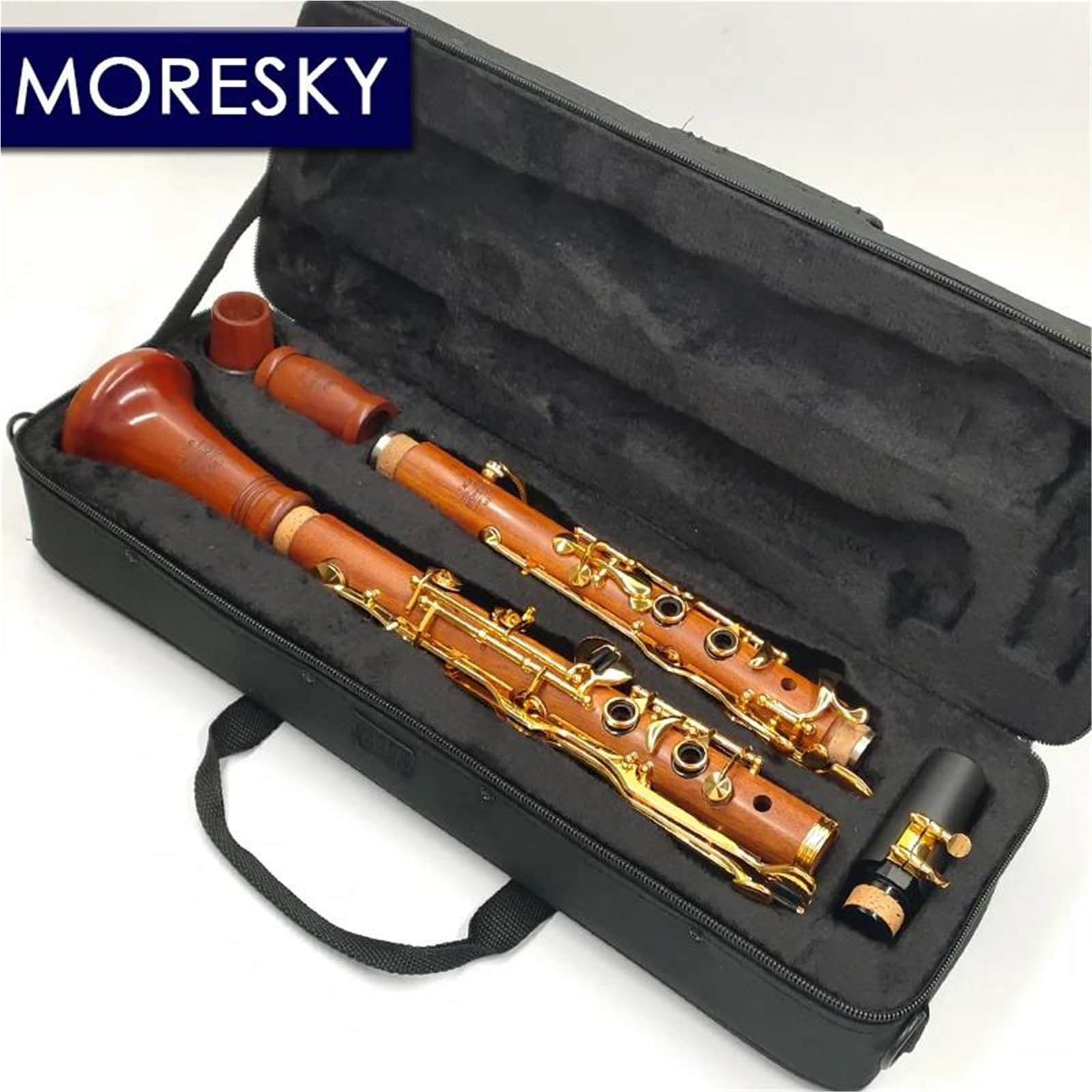 Clarinet Musical Instruments MORESKY G Tone Clarinet Ebony Silver Plated 20 Keys(M202)