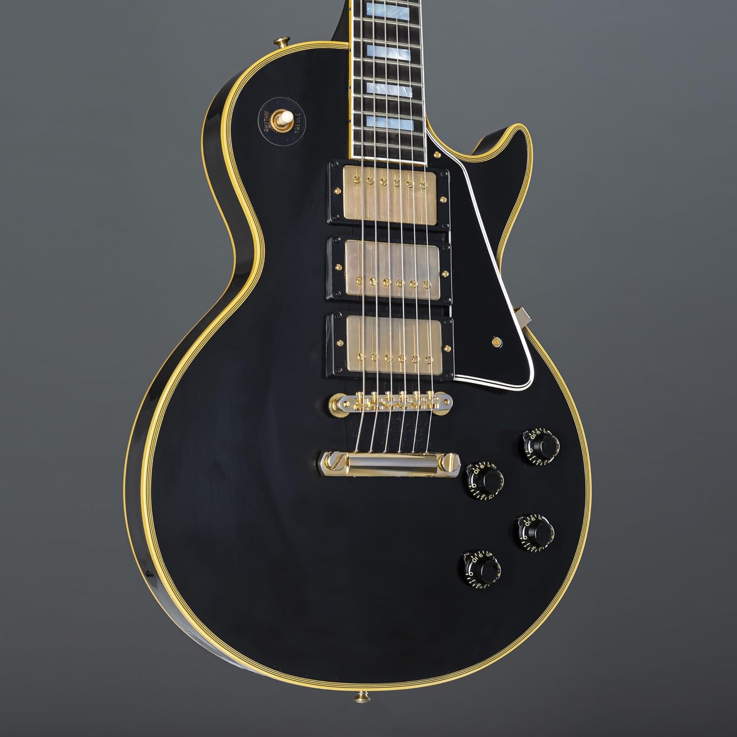 Gibson Custom Shop 1957 Les Paul Custom Reissue Ebony 3-Pickup VOS w/case