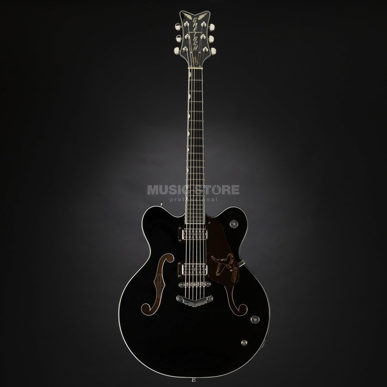 Gretsch G6636-RF Richard Fortus Signature Falcon with V-Stoptail - Black