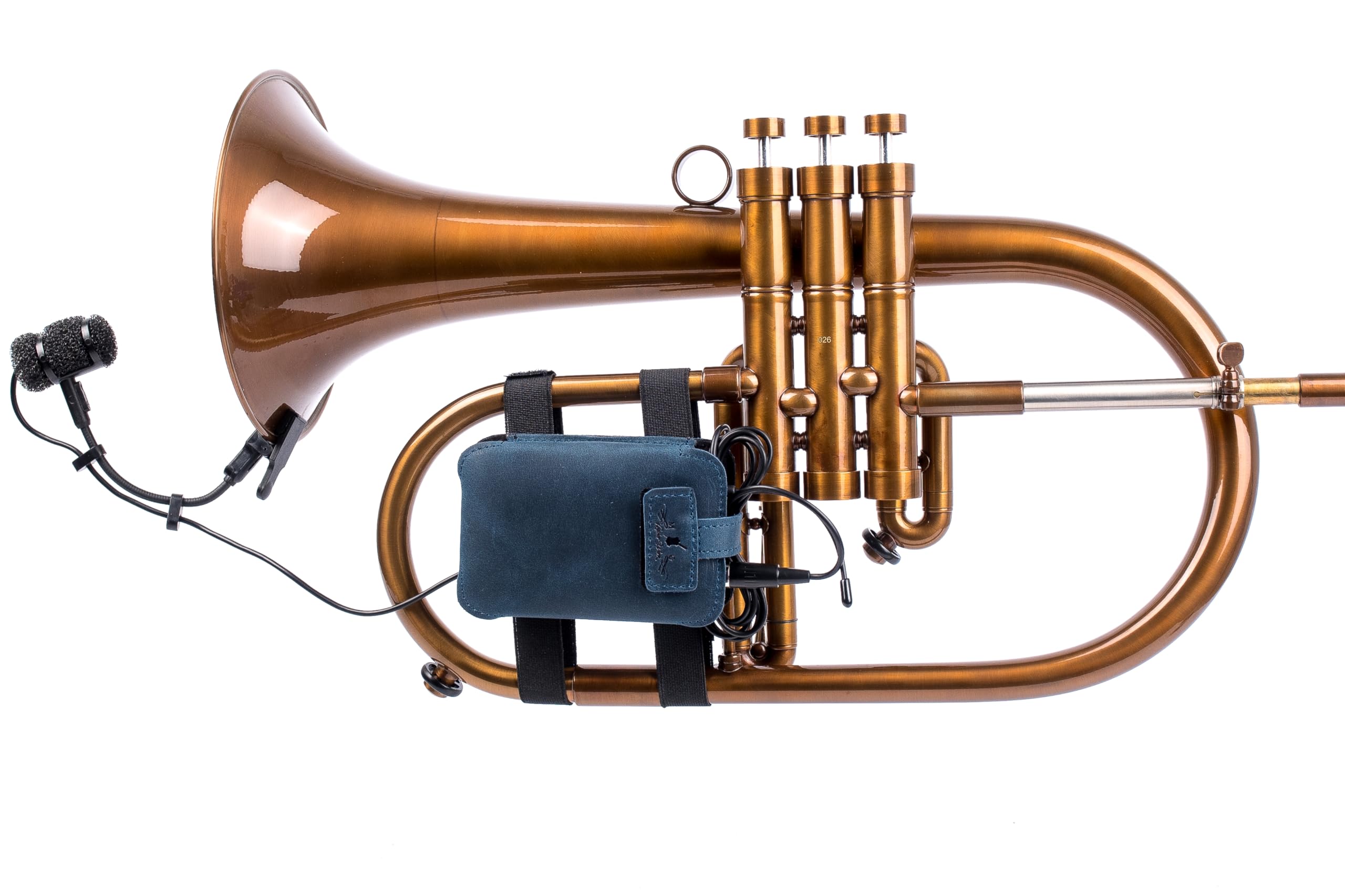 Trombone Mic Transmitter Pouch | Wireless Bodypack Holder for Stage, Studio & Live Performance