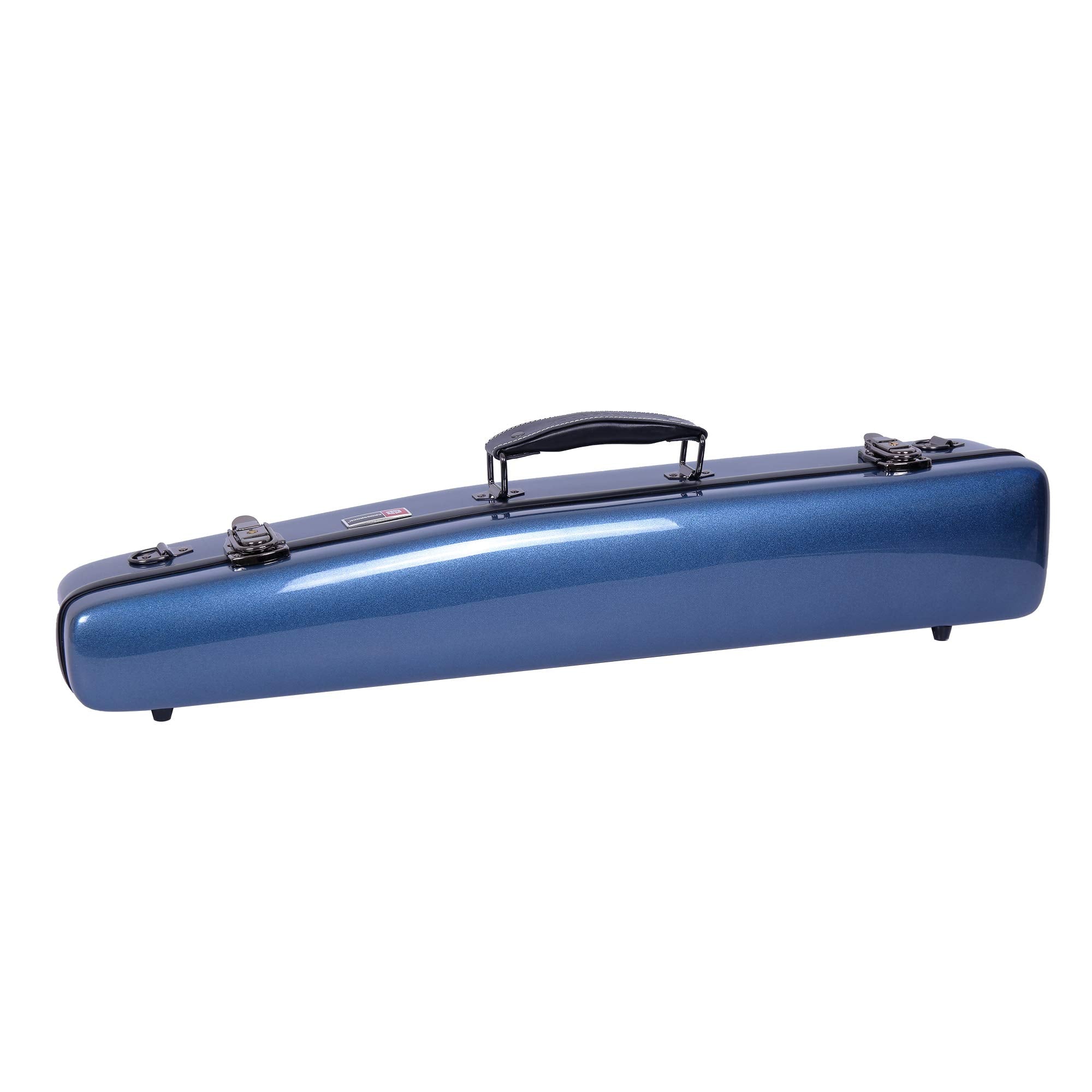 Crossrock Fiberglass Straight Soprano Saxophone Case | Wine Red Gloss Finish, Padded Interior, Backpack Straps – Lightweight Hardshell for Travel & Protection (CRF1000SSRD)