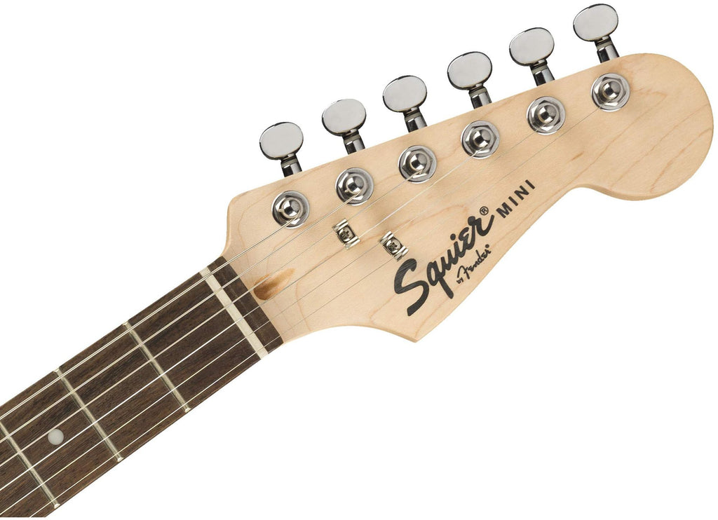 Squier Mini Stratocaster Electric Guitar, with 2-Year Warranty, Black, Laurel Fingerboard