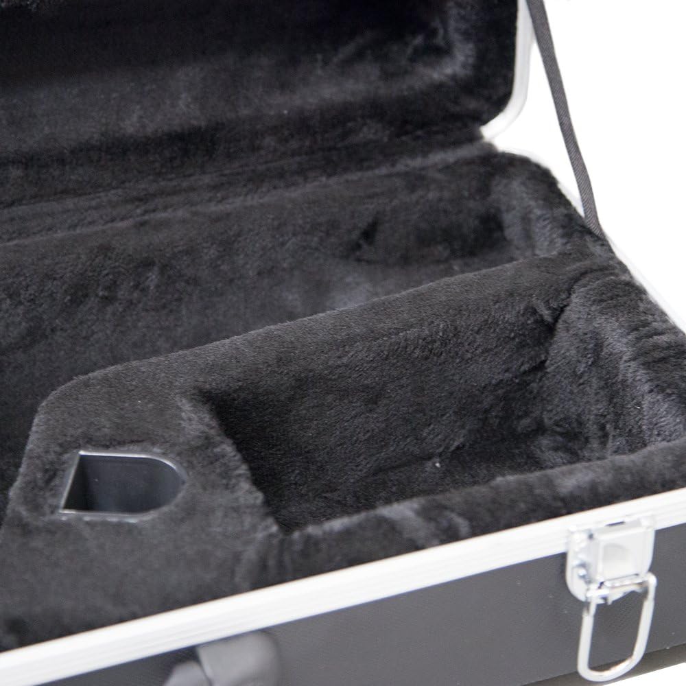Lightweight ABS Case for Modern Standard Alto Saxophone, Black