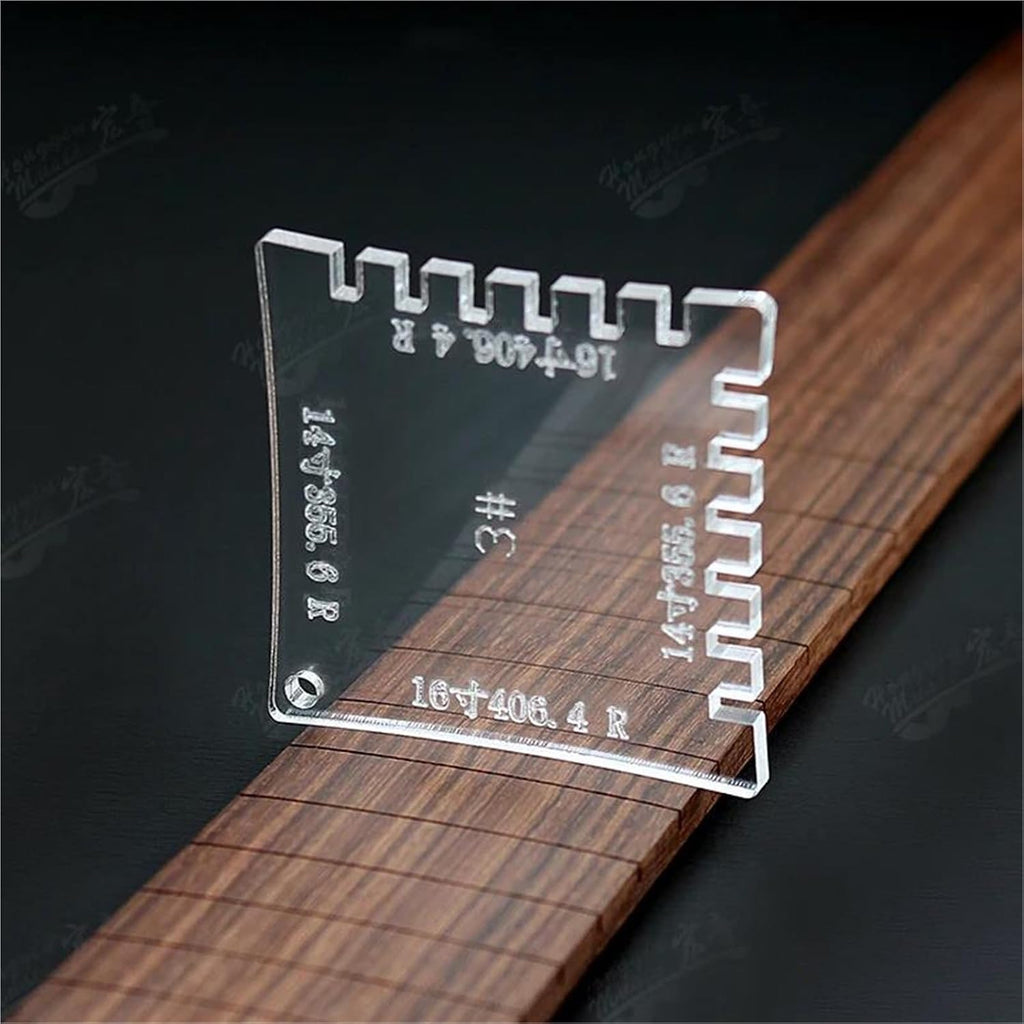 Guitar Fretboard Measuring Ruler Repair Tool Made Of Transparent Acrylic Material Guitar Luthier Tools Set