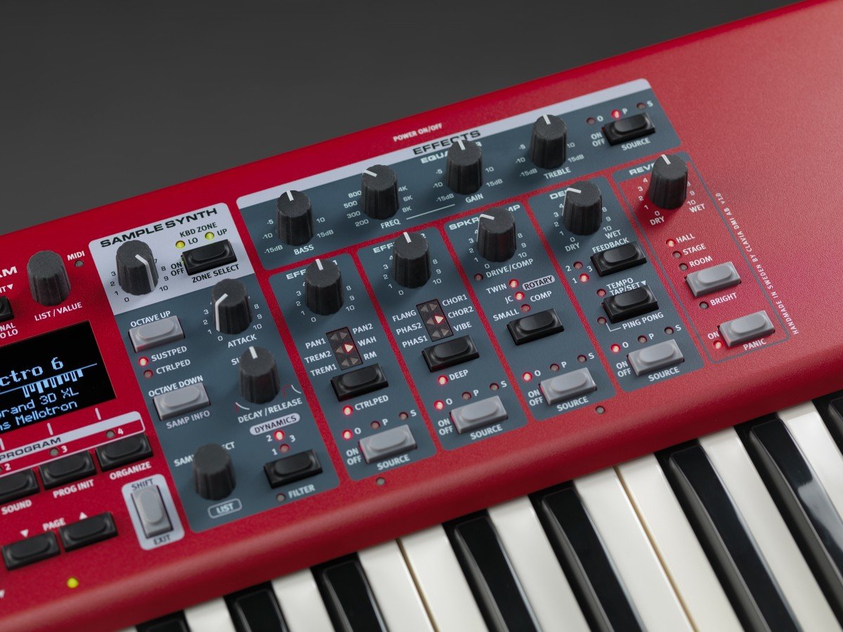 Nord Electro 6D 73 Stage Piano, 73-Note Semi-Weighted Waterfall Keybed