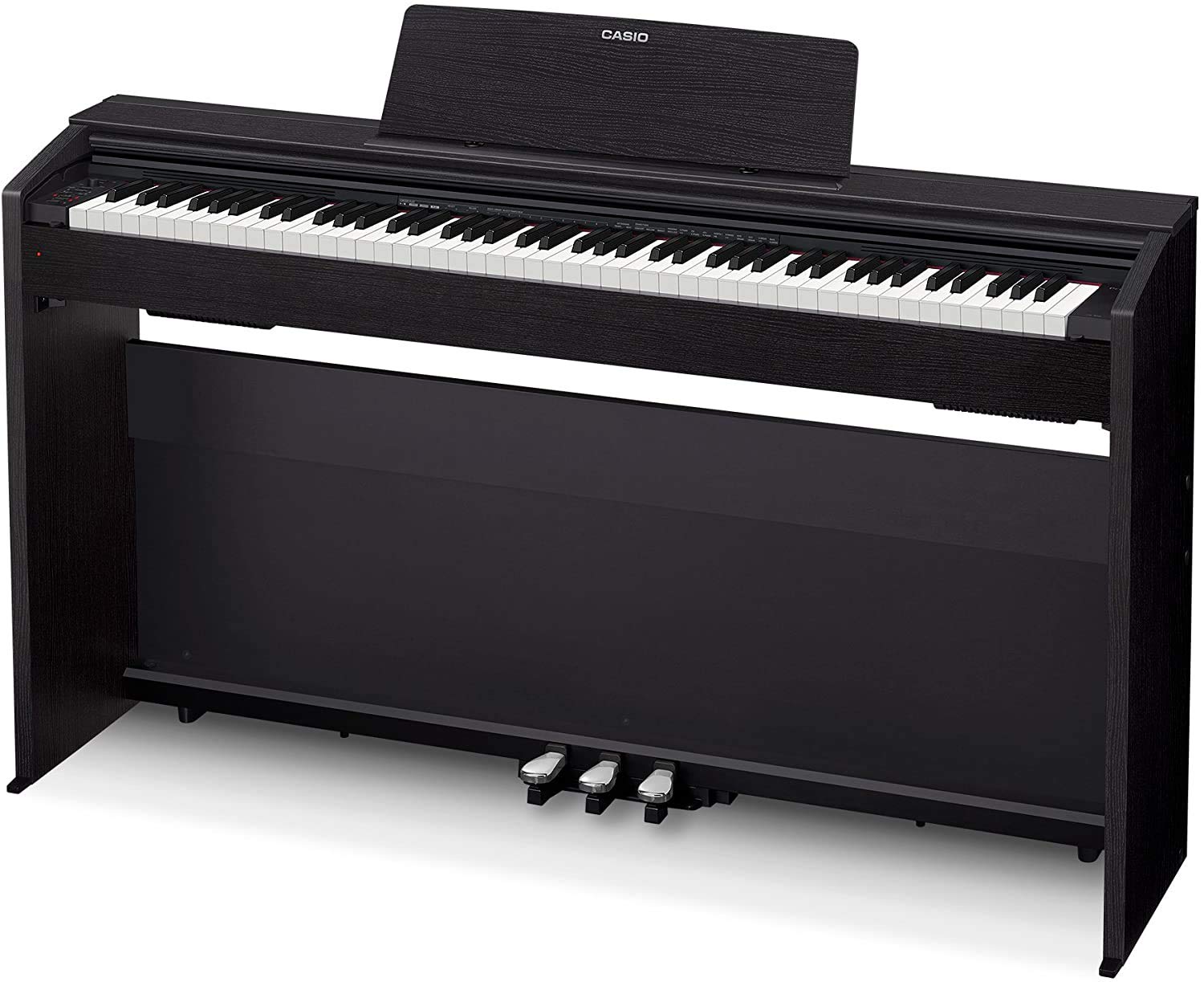 Casio PX-870 Privia Digital Piano - Black Bundle with Furniture Bench, Headphones, Instructional Book, Online Lessons, Instructional DVD, and Austin Bazaar Polishing Cloth