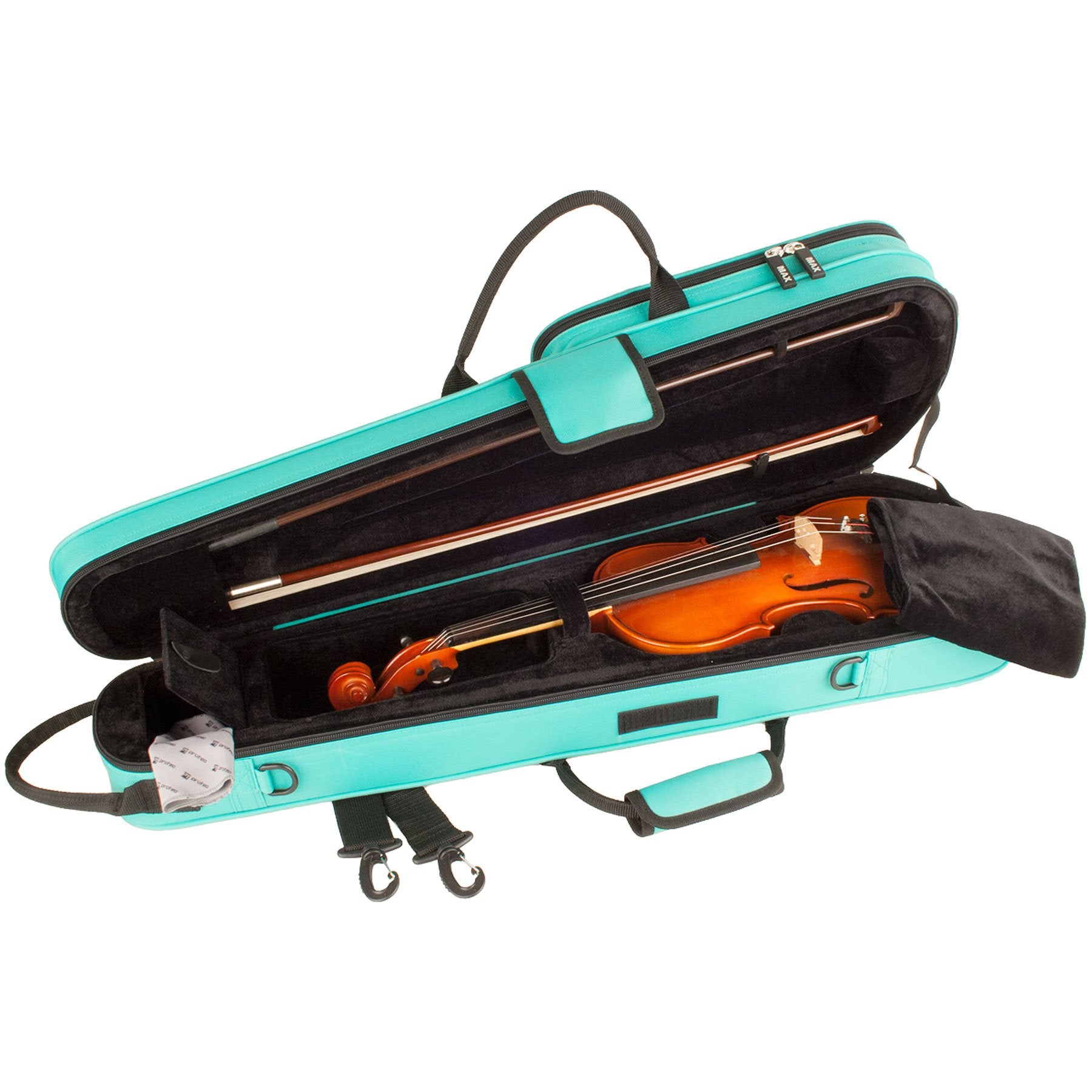 Protec MAX 4/4 Full Size Lightweight Violin Case, Black, Model MX044