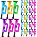 Deekin 36 Pcs 4th of July Plastic Trumpet 6 Inch Patriotic Party Favor Noise Maker Trumpet 250th Anniversary Noise Makers Musical Instruments for 4th of July Soccer Party Favors(Red, Blue, White)
