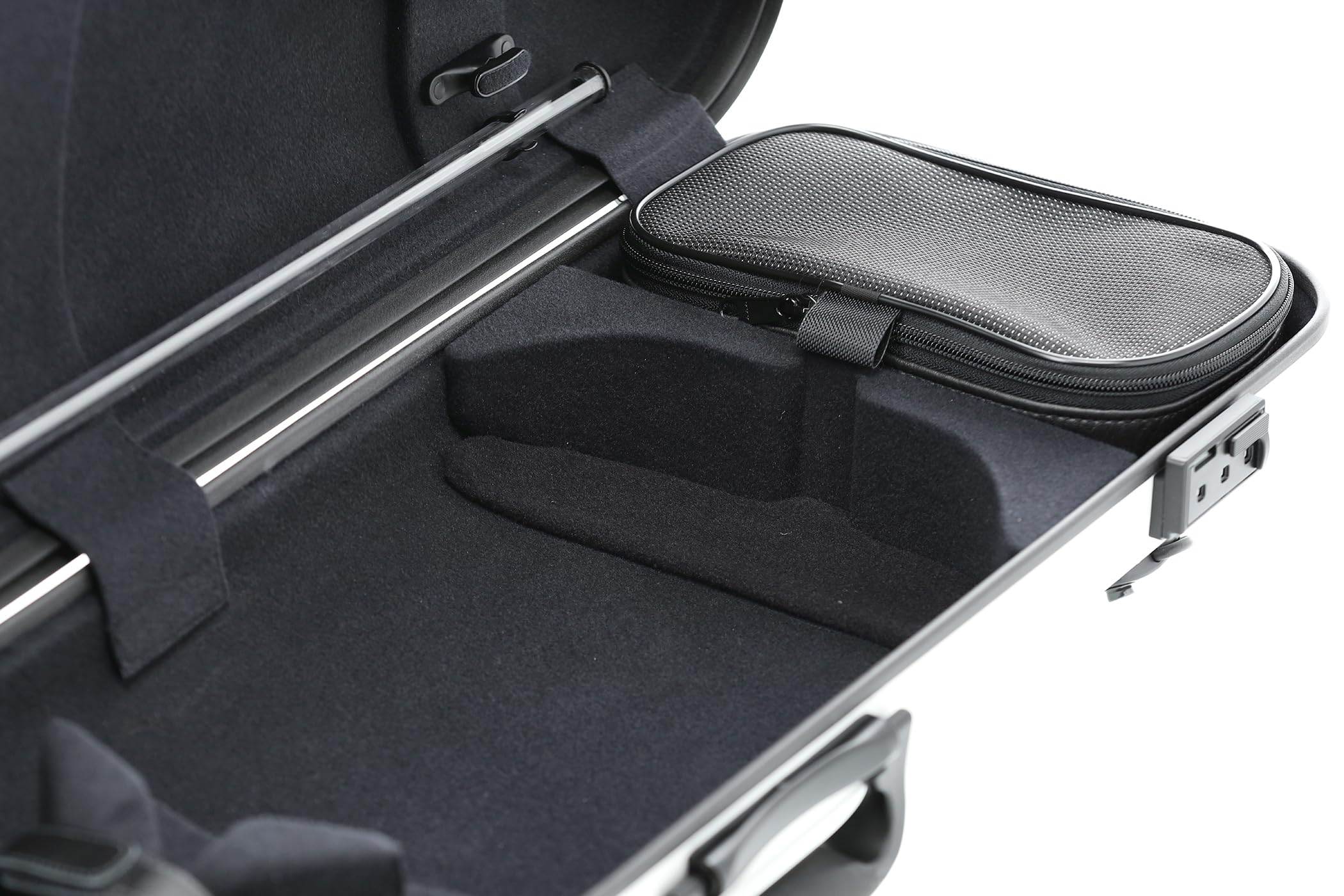 GEWA AIR 2.1 Violin Case Black High Gloss with Additional Side Handle Made in Germany