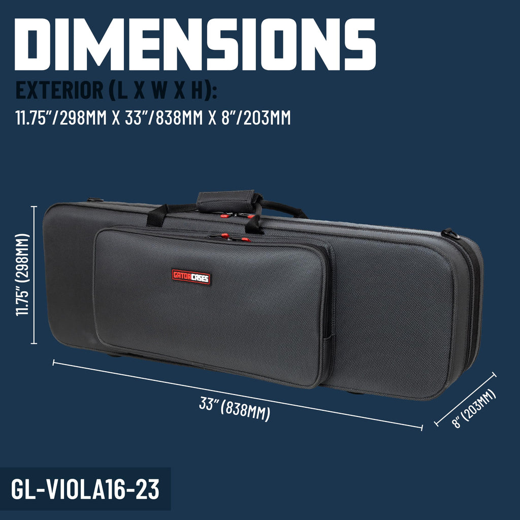 Gator Cases Adagio Series Shaped EPS Polyfoam Lightweight Case for Bb Trumpet; (GL-TRUMPET-S23)