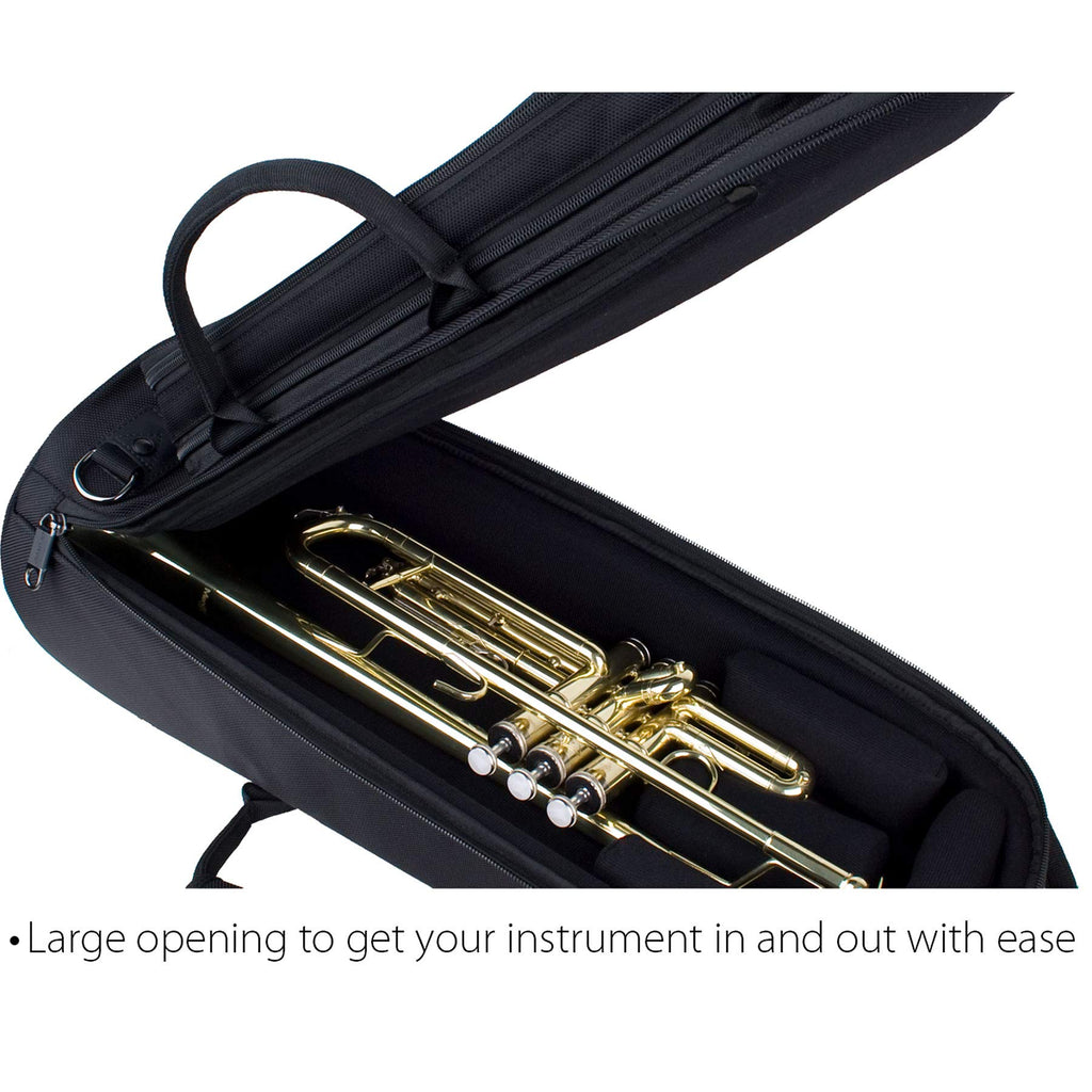Protec Triple Horn Gig Bag with Removable Mute Storage Bag - Gold Series, Model C248