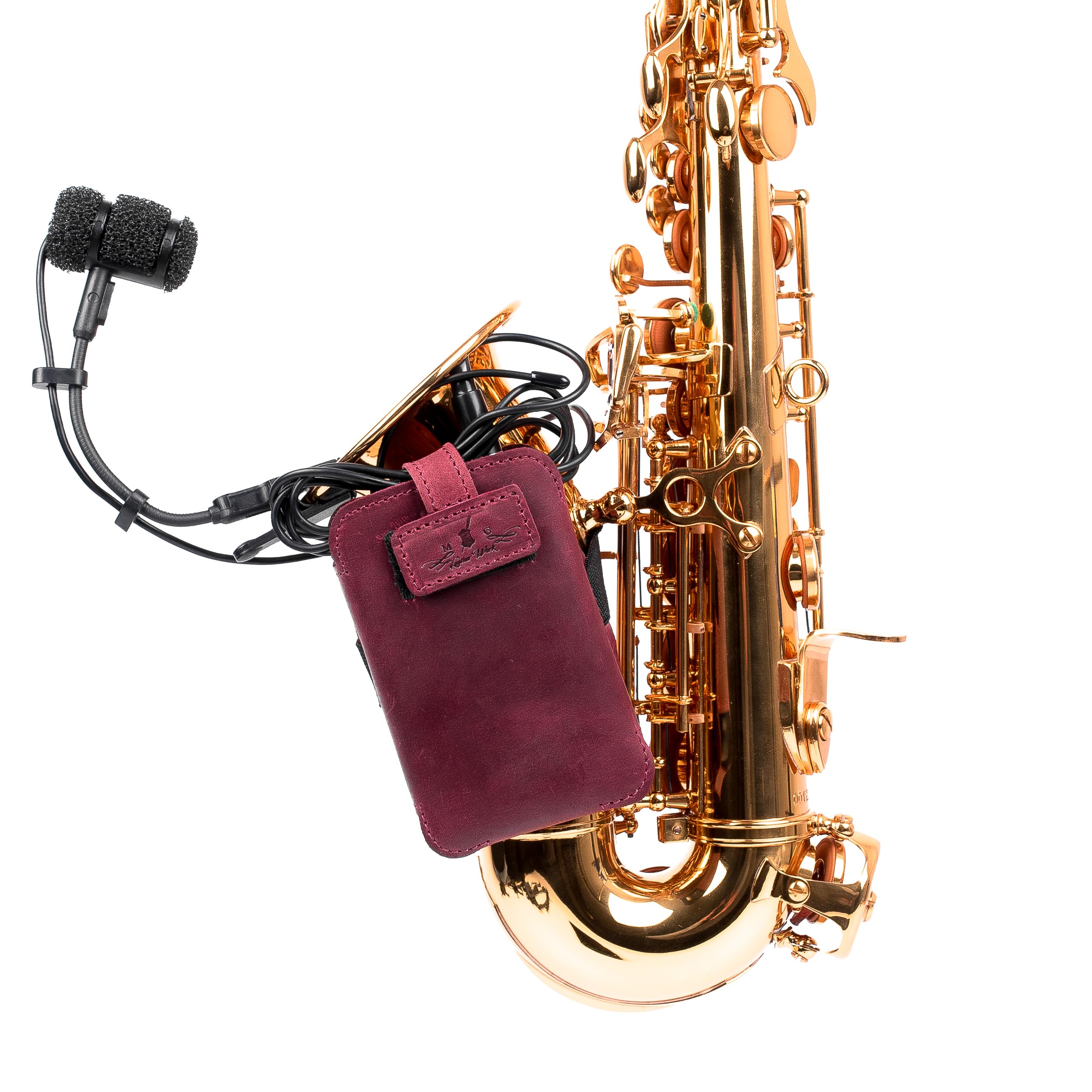 Trombone Mic Transmitter Pouch | Wireless Bodypack Holder for Stage, Studio & Live Performance