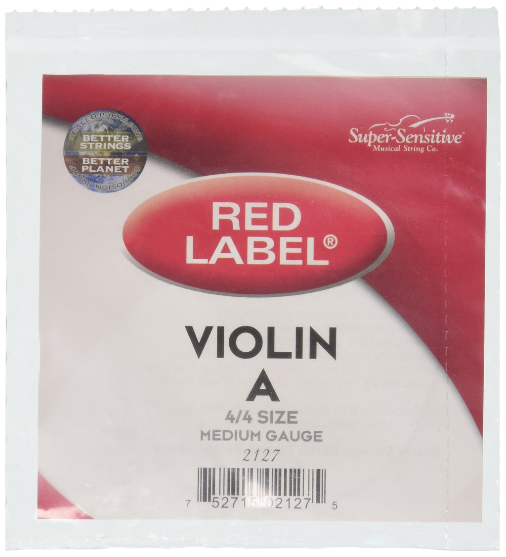 Super Sensitive Red Label Violin Set 1/2 Medium