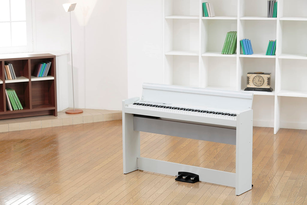 Korg, LP-380U Digital Home Piano with 88-Key Fully Weighted Keyboard, Built-in Speakers, Furniture Stand, and 3-Pedal Unit (LP-380-BK-U)