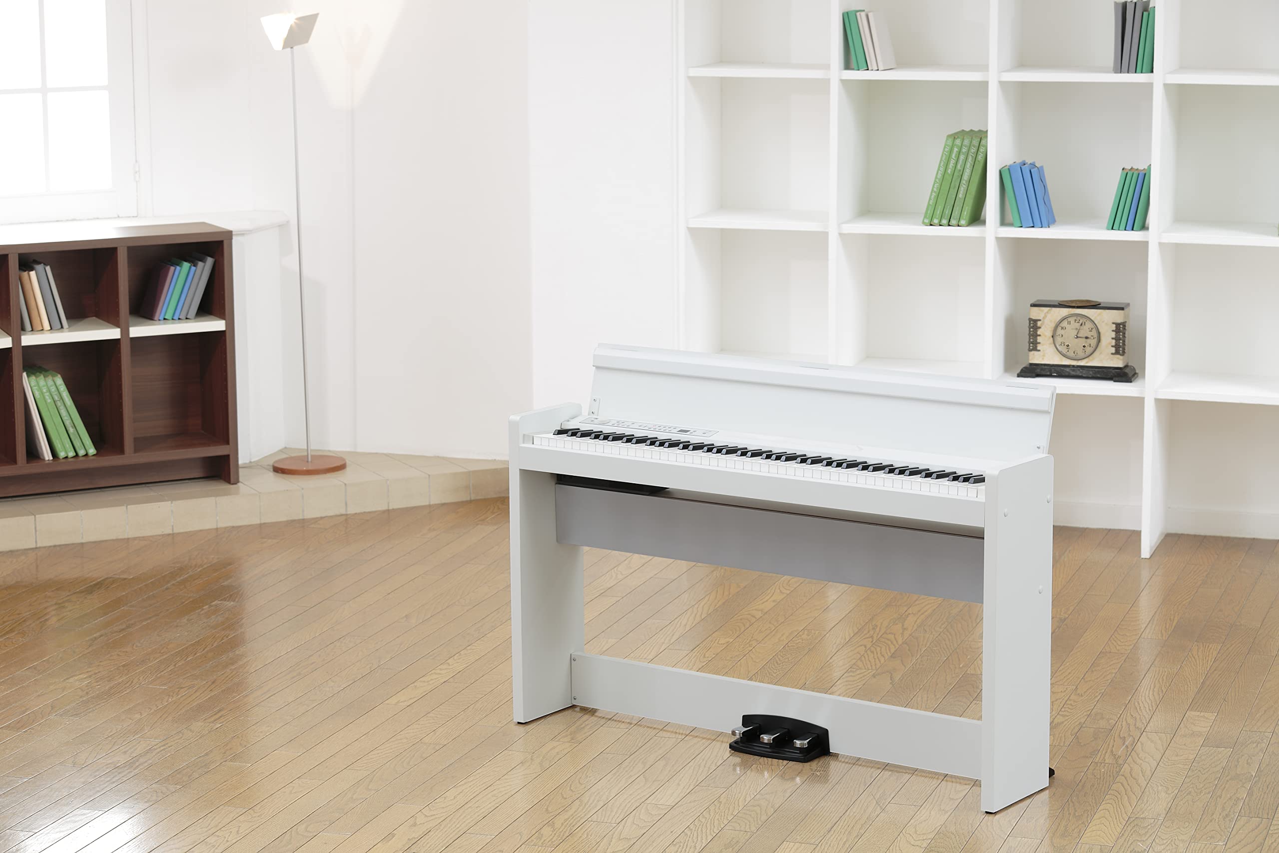 Korg, LP-380U Digital Home Piano with 88-Key Fully Weighted Keyboard, Built-in Speakers, Furniture Stand, and 3-Pedal Unit (LP-380-BK-U)
