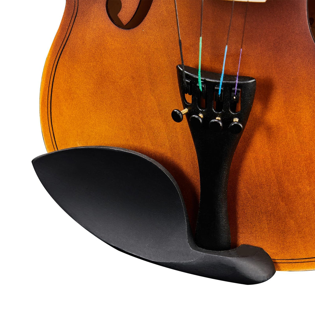 Beginner Violin 4/4, Full Size Violin for Adults, Teens, Student, Acoustic Fiddle Kit with Hard Case,Tuner,Mute,Shoulder Rest,Extra Strings,Cleaning Cloth,Learners Age 12+ (Reddish Brown)