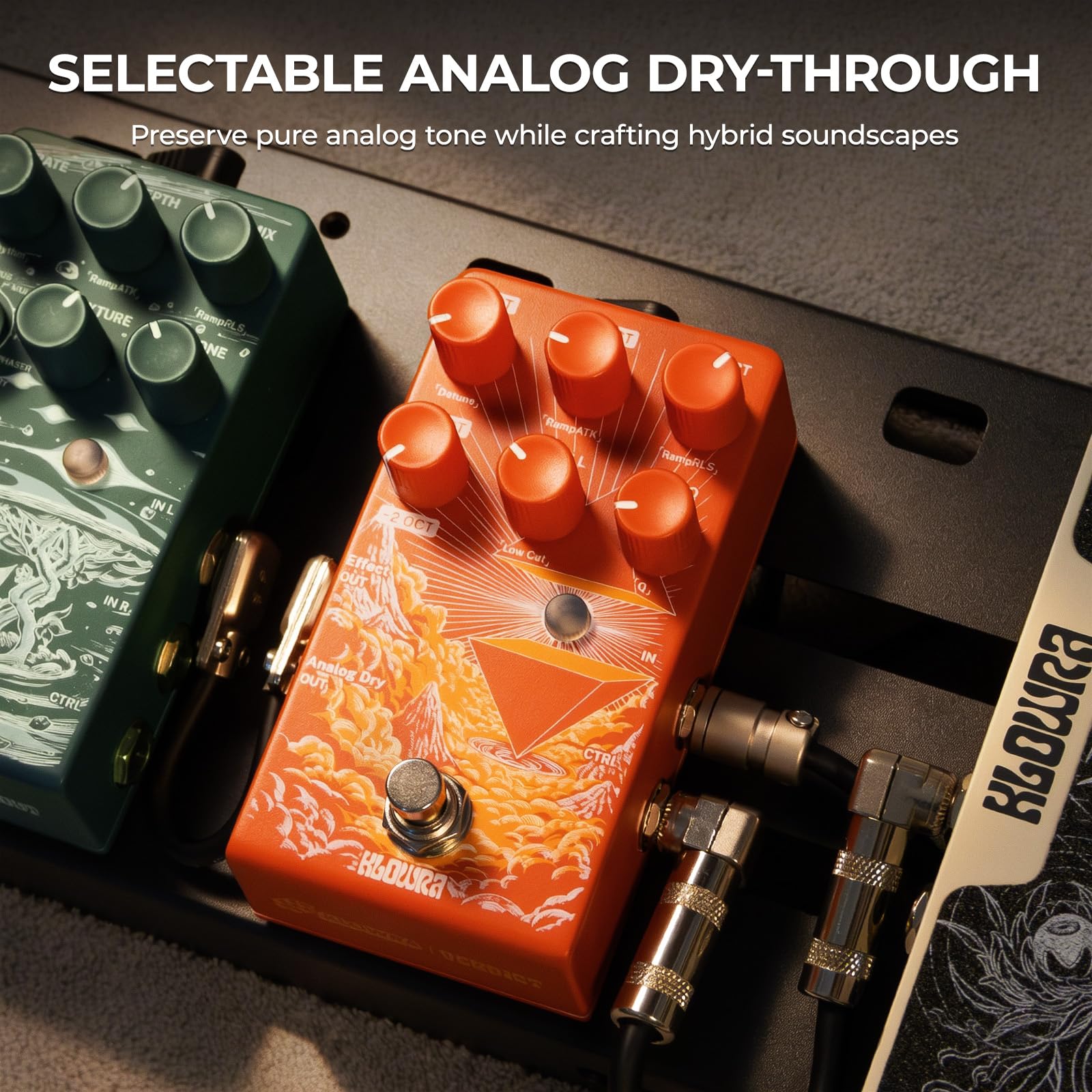 Verdict Polyphonic Octave Pedal for Guitar & Bass - Pitch Shifter with Synth, Organ & Cello Emulation; Zero Tone Loss Analog Dry-Through for Live Gigs & Studio; Freeze & Swell Ambient Effects