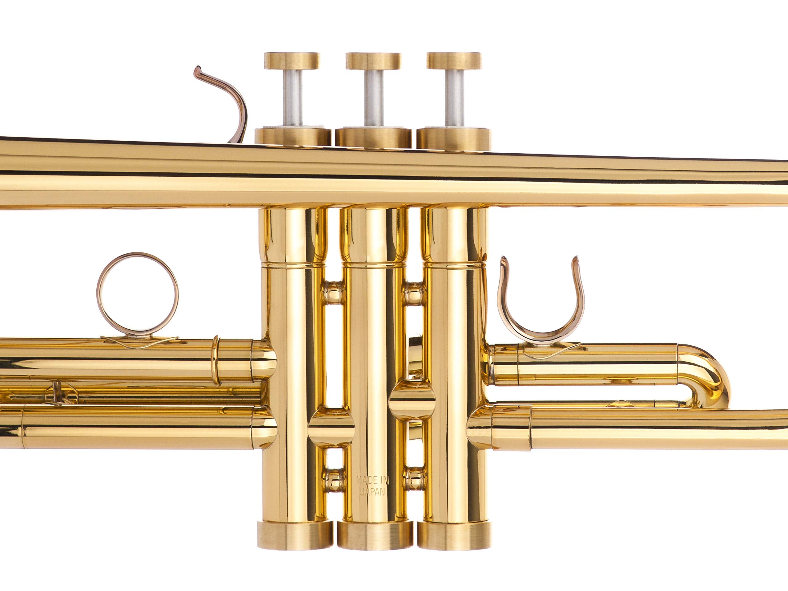 Trumpet Trim Kit for improving the sound. For all Bach Stradivarius Trumpet. Custom made KGUBrass (HEAVY, Antique Bronze Lacquer)