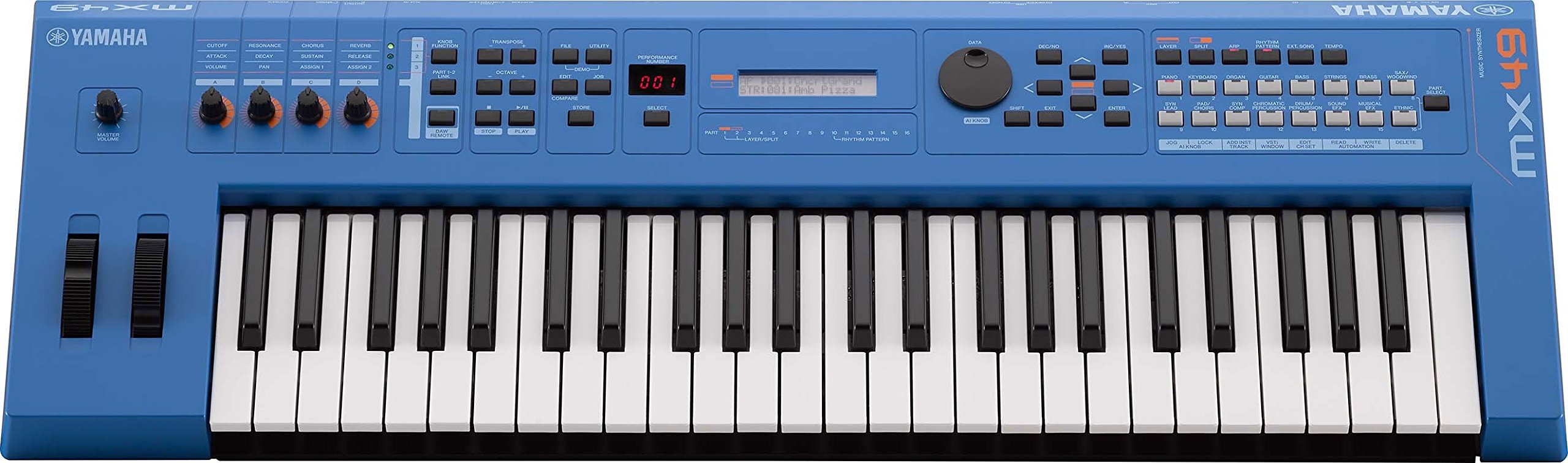 Yamaha MX88 88-Key Weighted Action Synthesizer, MX88BK