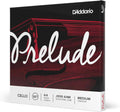 D’Addario J1010 Prelude Cello String Set, 4/4 Scale Medium Tension (1 Set) –Solid Steel Core, Warm Tone, Economical, Durable – Educator’s Choice for Student Strings – Sealed Pouch Prevents Corrosion