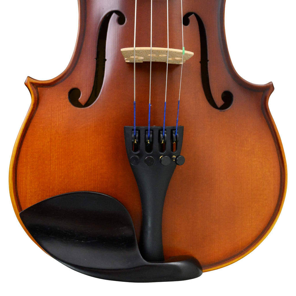 Bunnel Premier Violin Clearance Outfit 4/4 Full Size - Carrying Case and Accessories Included - Solid Maple Wood and Ebony Fittings By Kennedy Violins